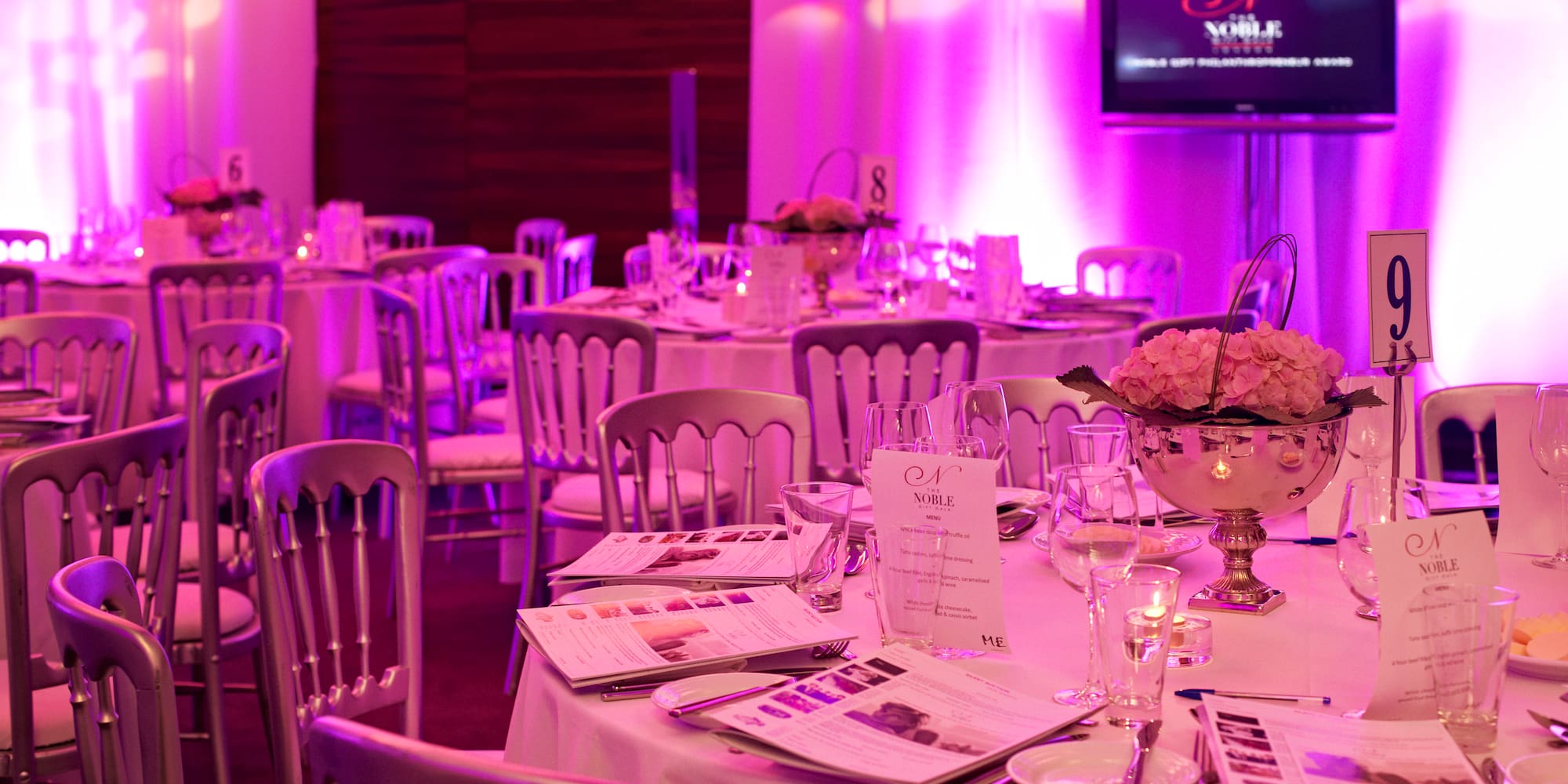 a table set for a party