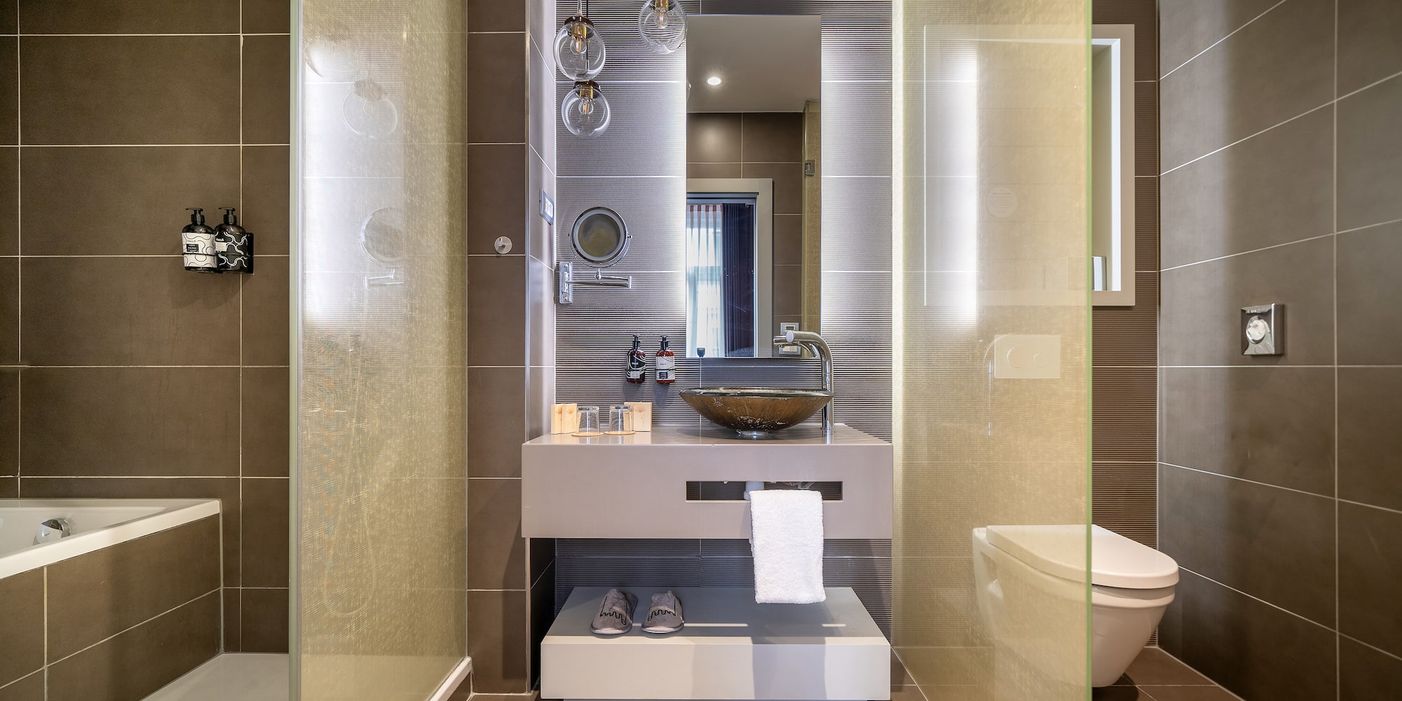 a bathroom with a sink and a toilet