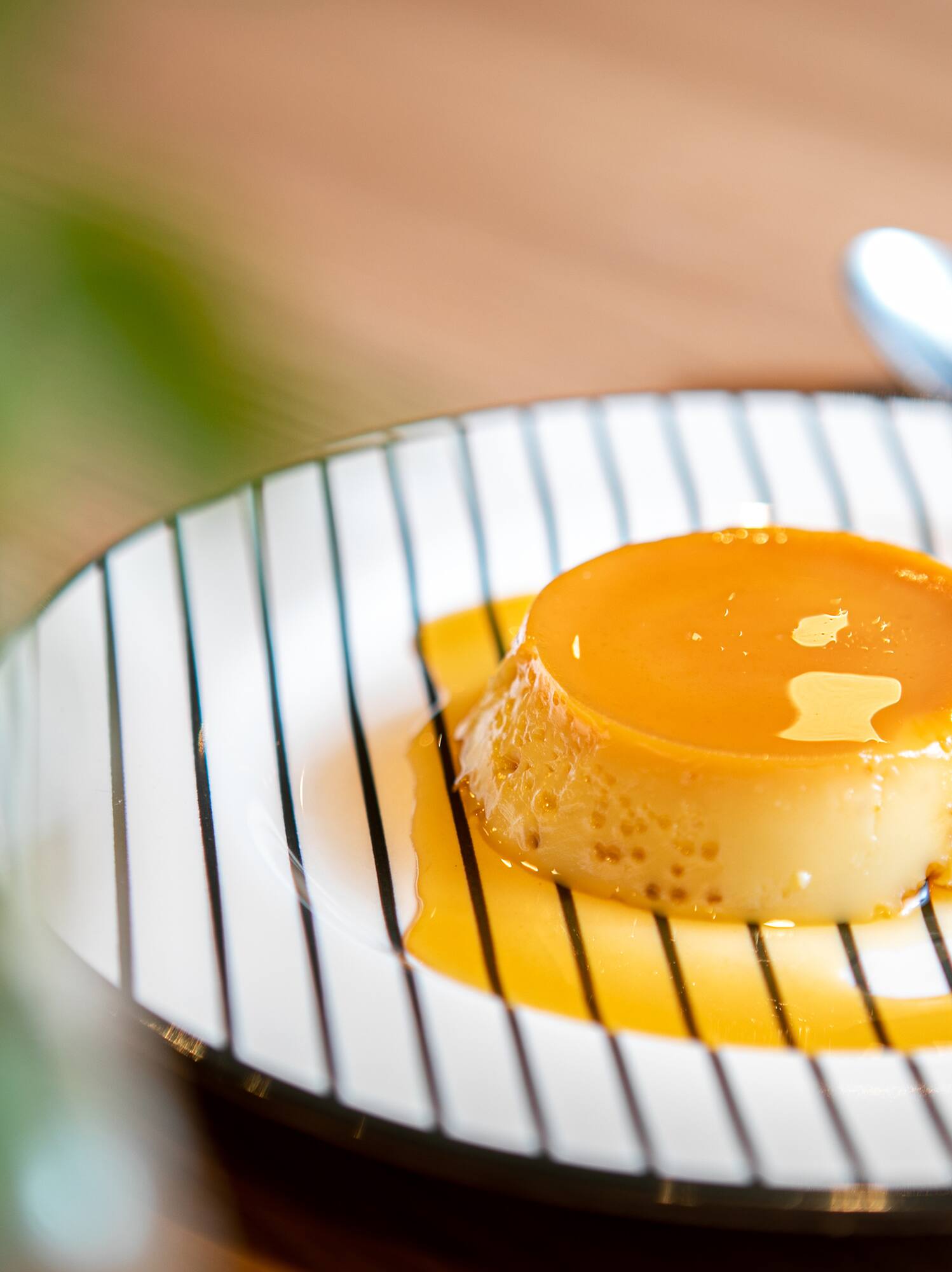 a plate of food on a table