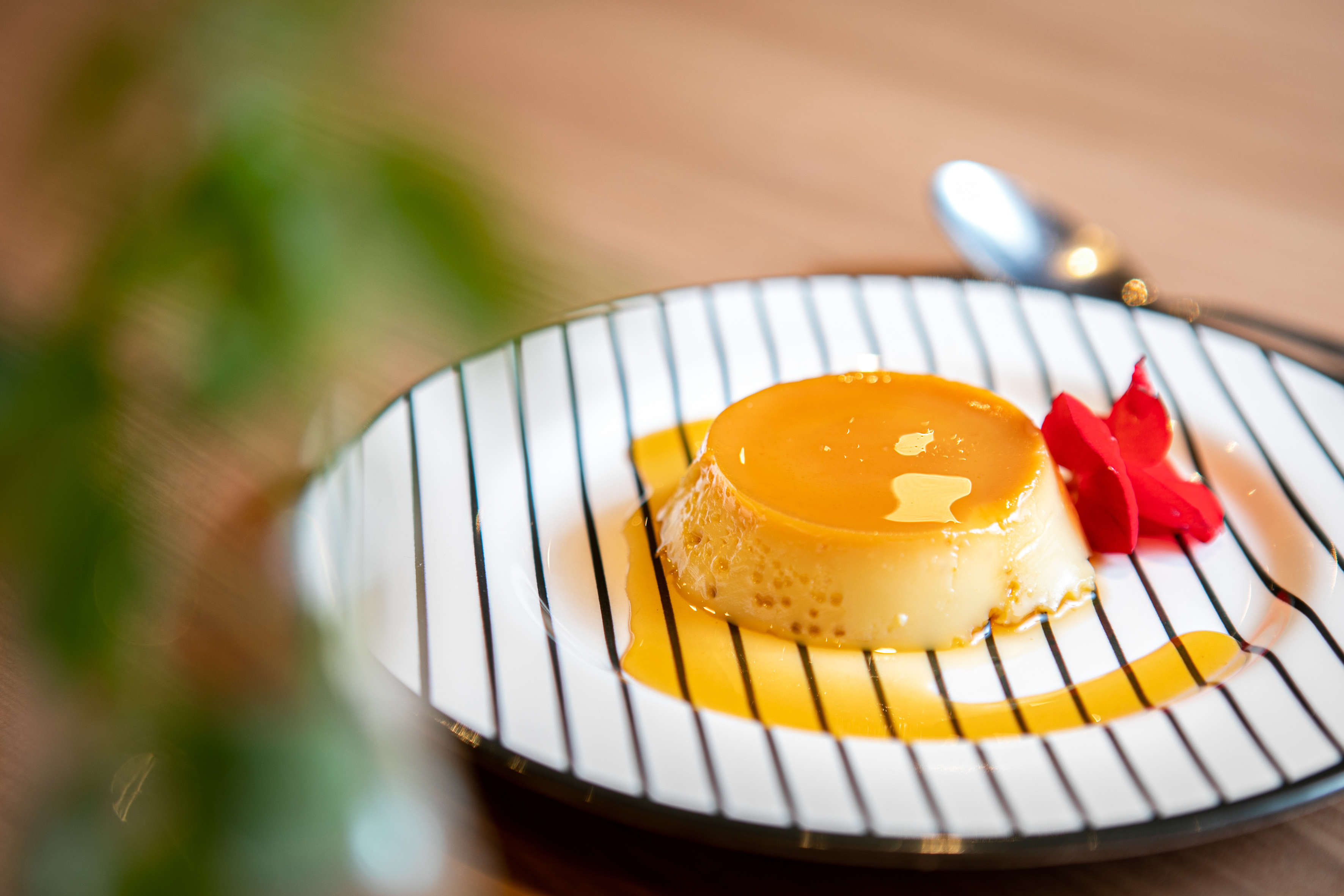 a plate of food on a table