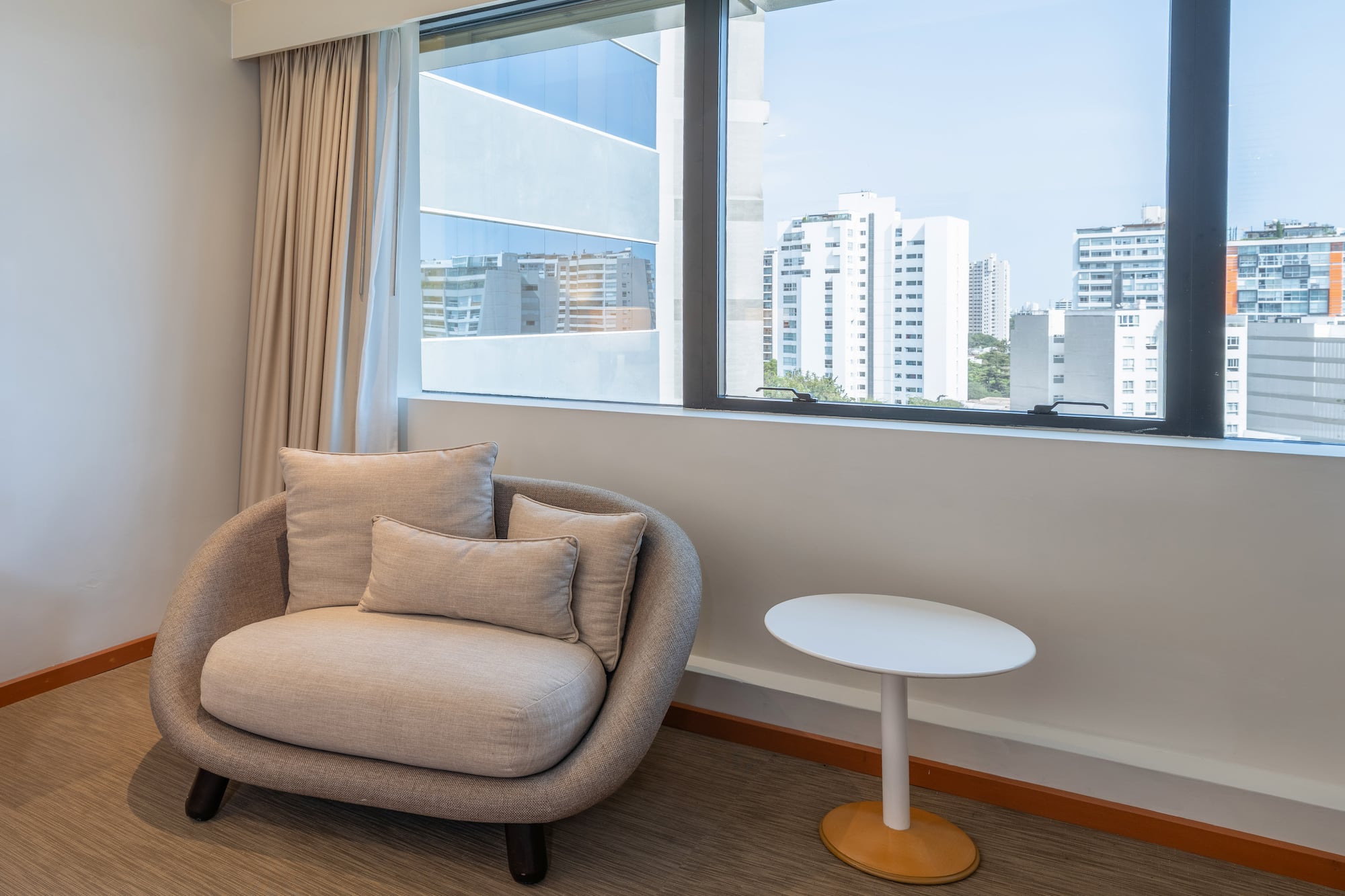 a room with two beds
