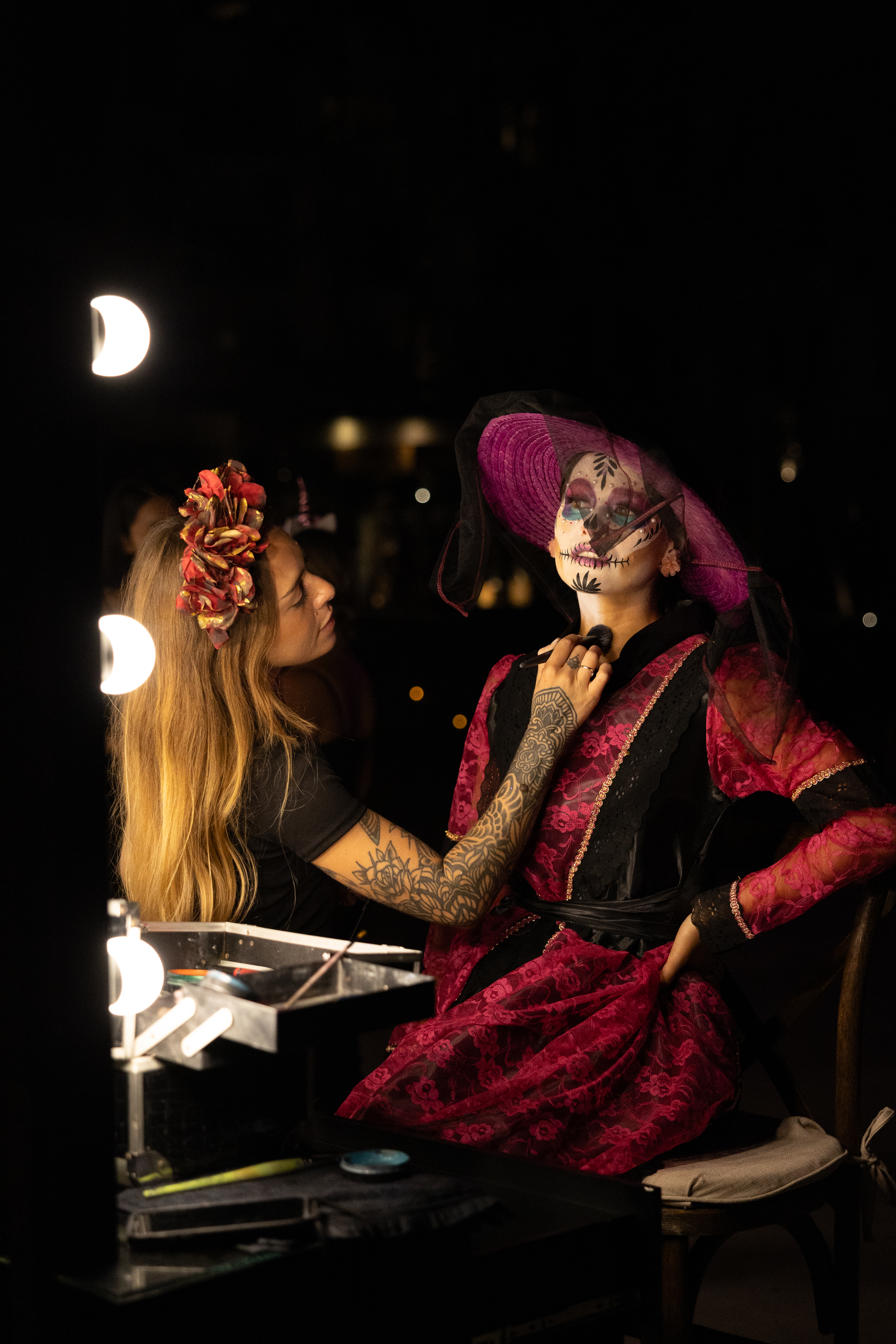 a woman in a garment