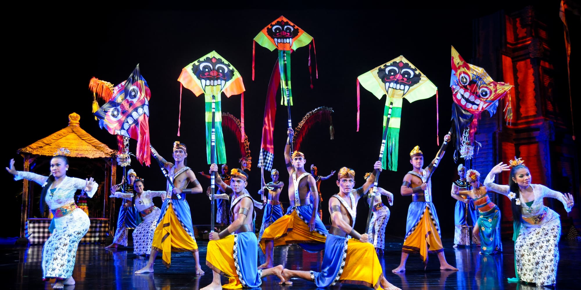 a group of people in clothing on a stage