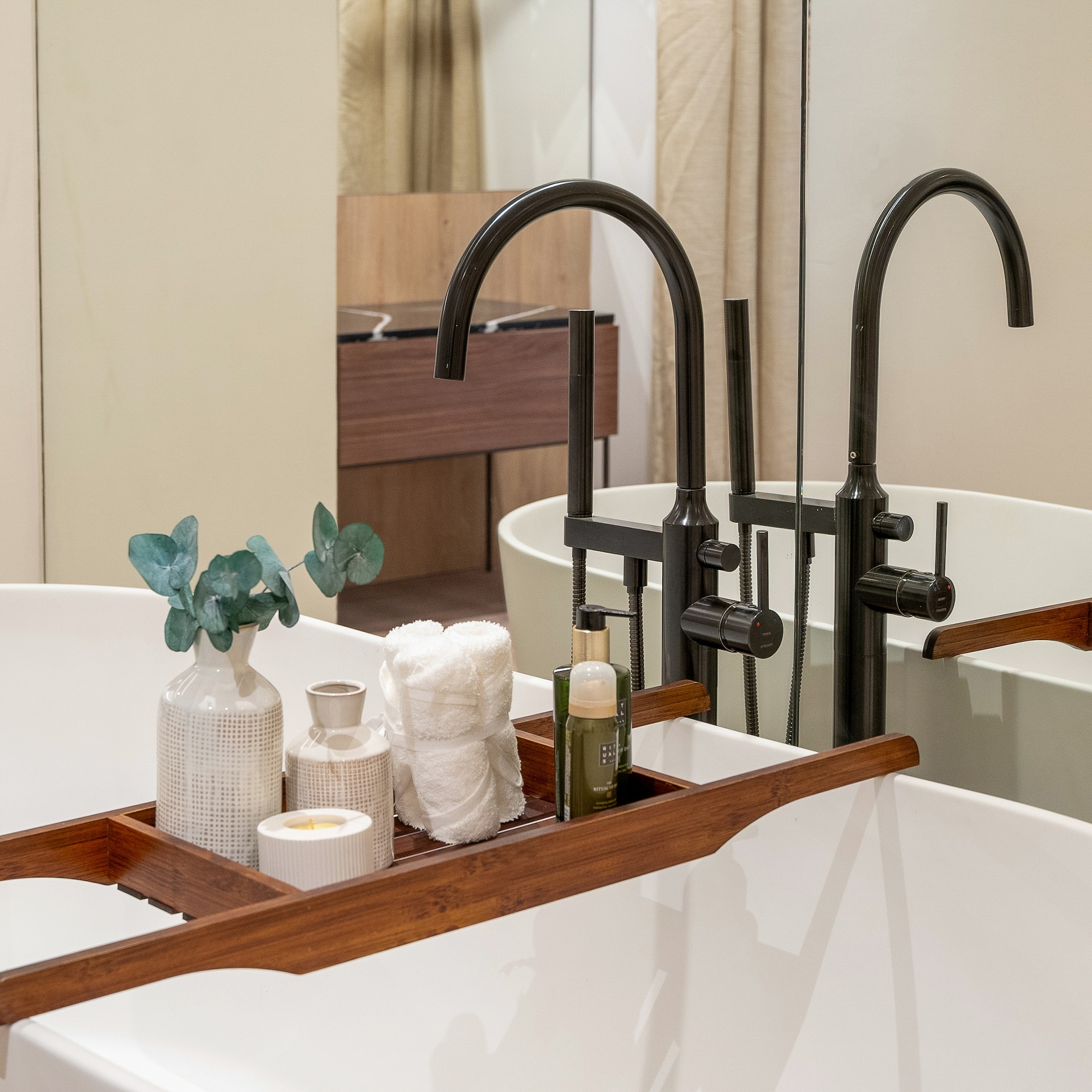 a tray with objects on it