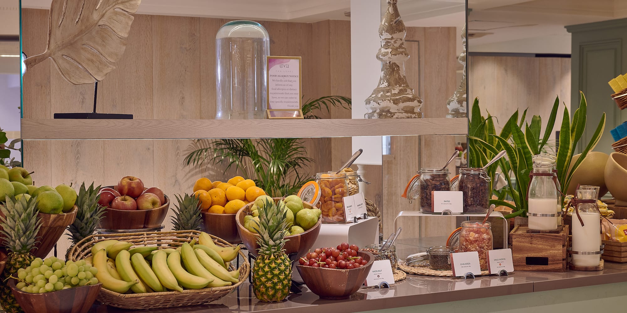 a display of fruits and vegetables