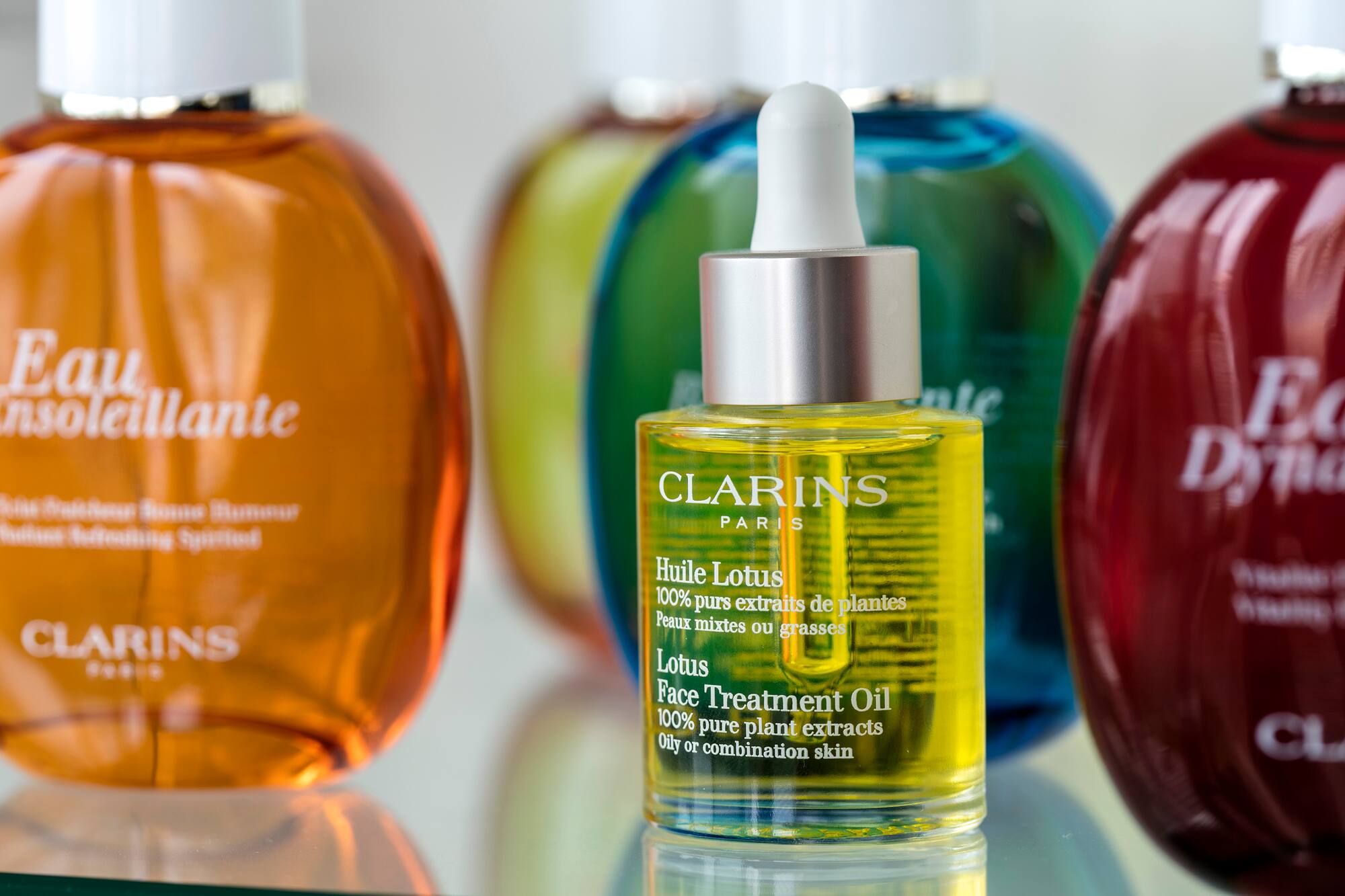 a bottle of facial oil