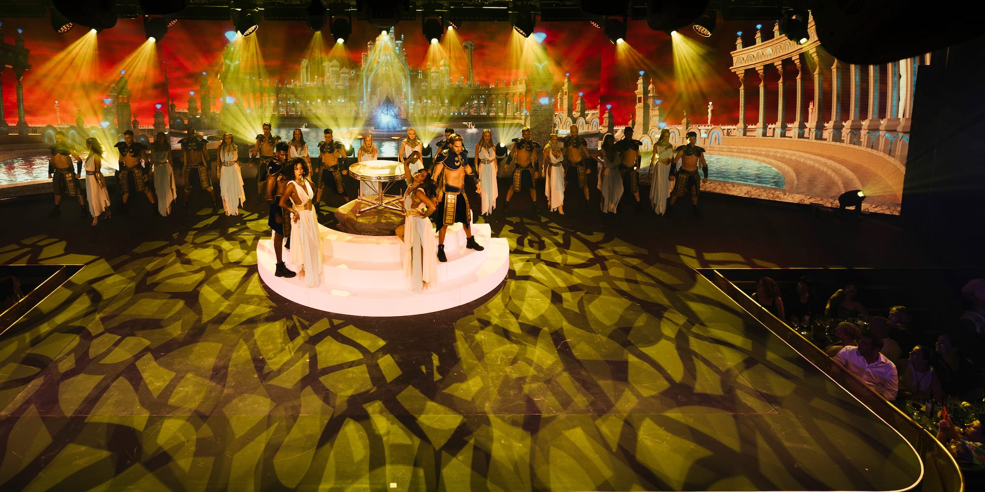 a group of people on a stage