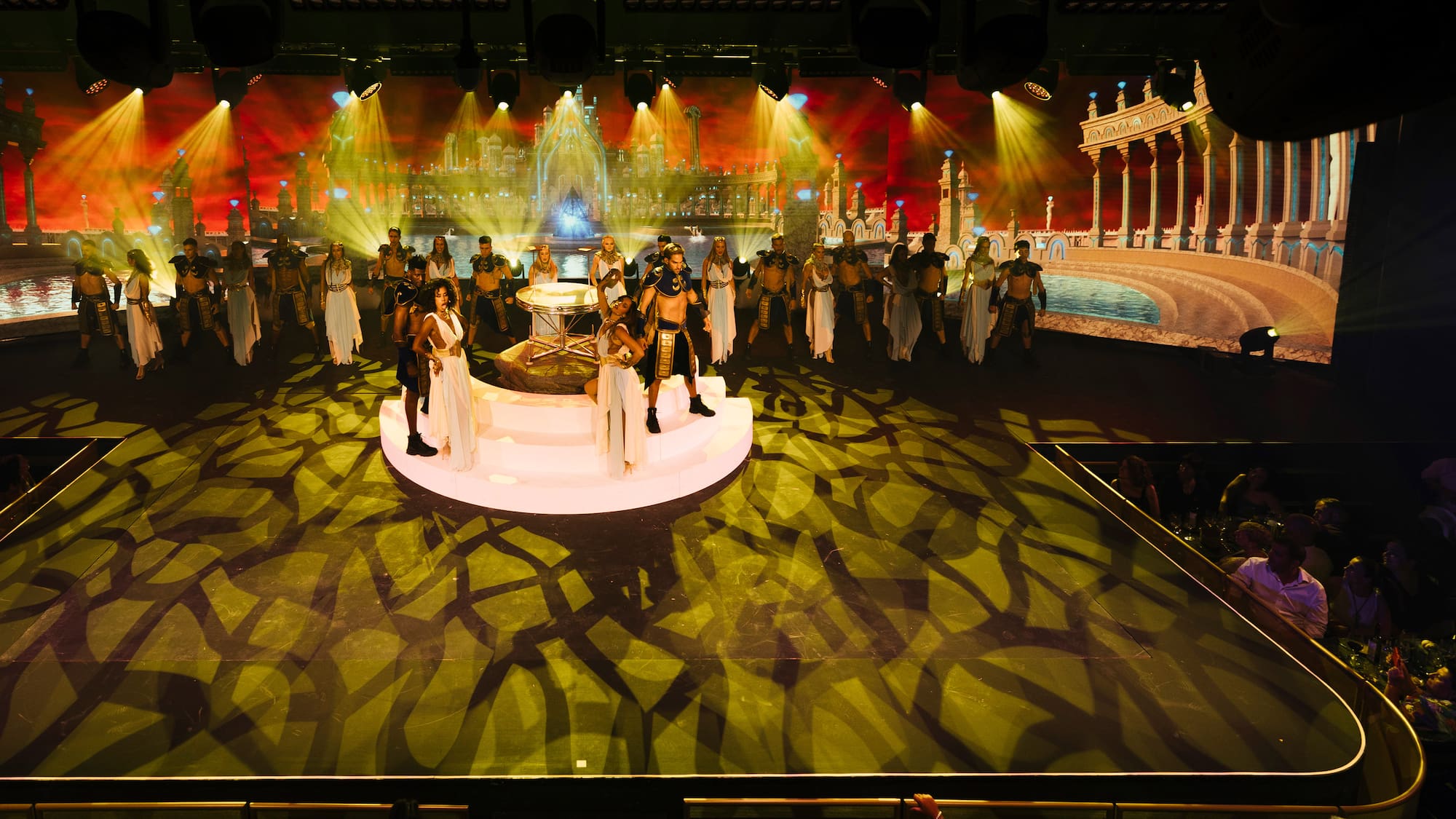 a group of people on a stage