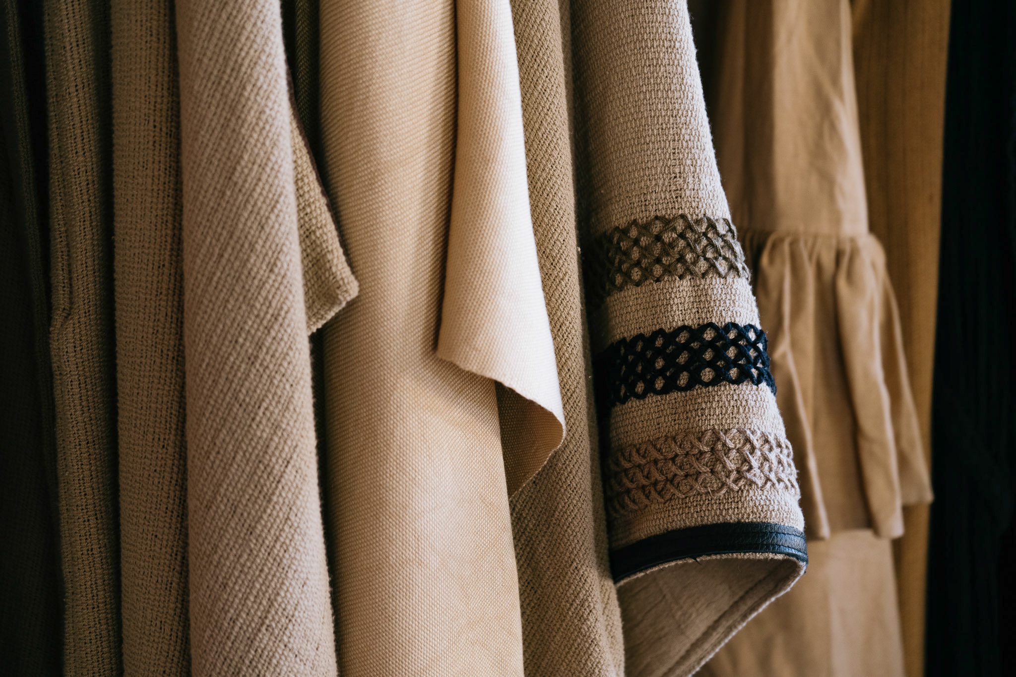 a close up of clothes