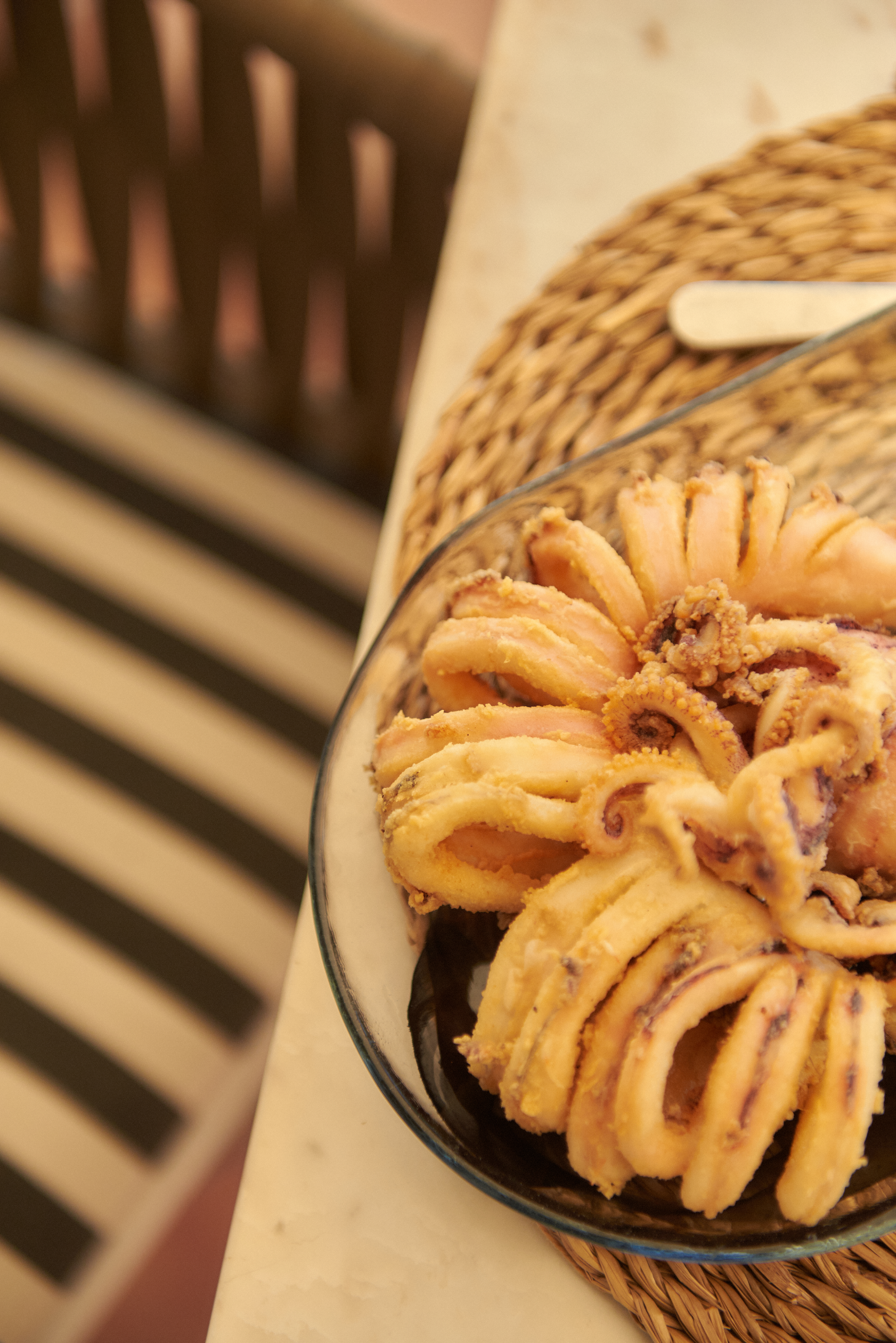 a bowl of food on a table