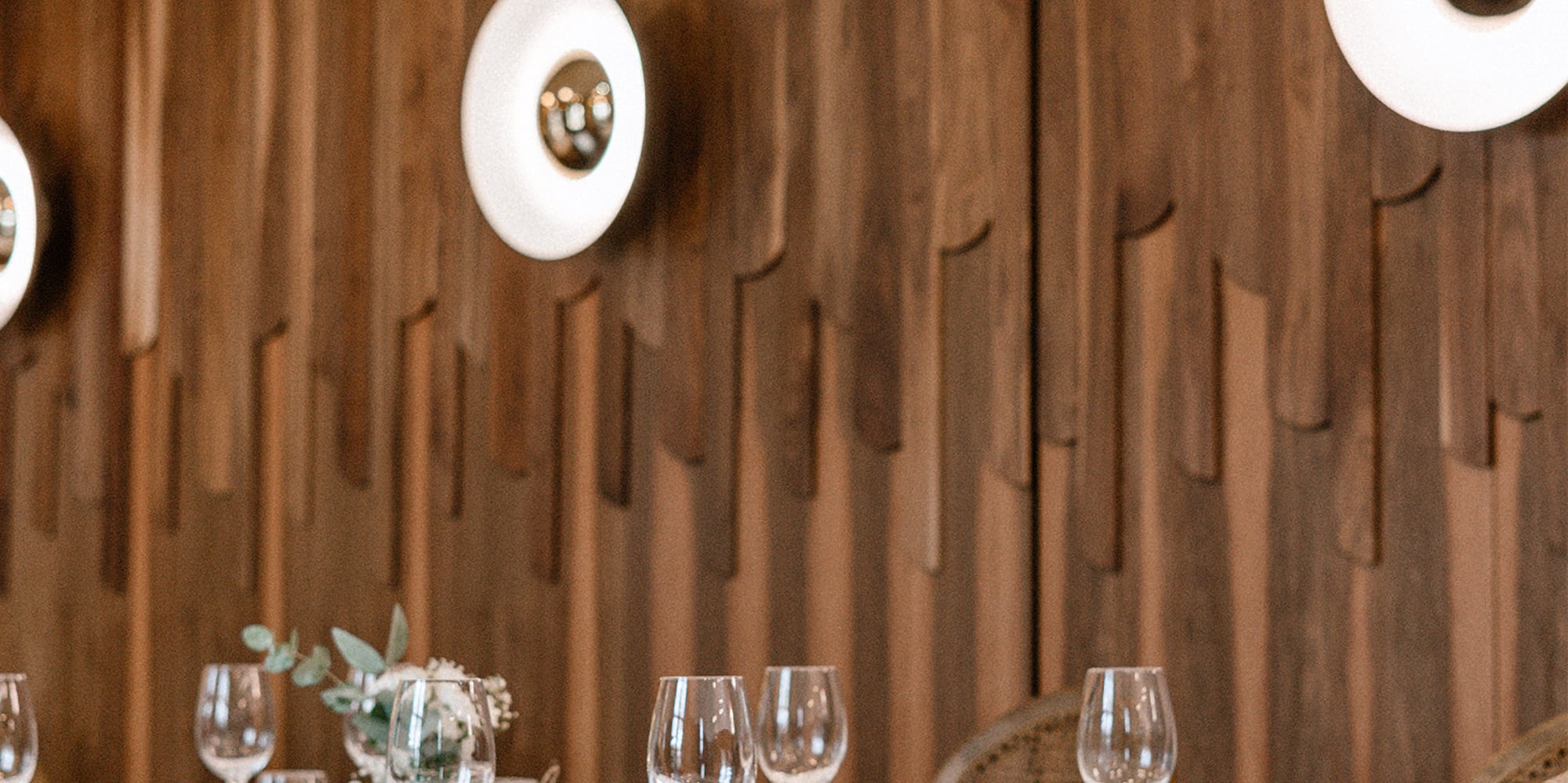 a table set for a dinner