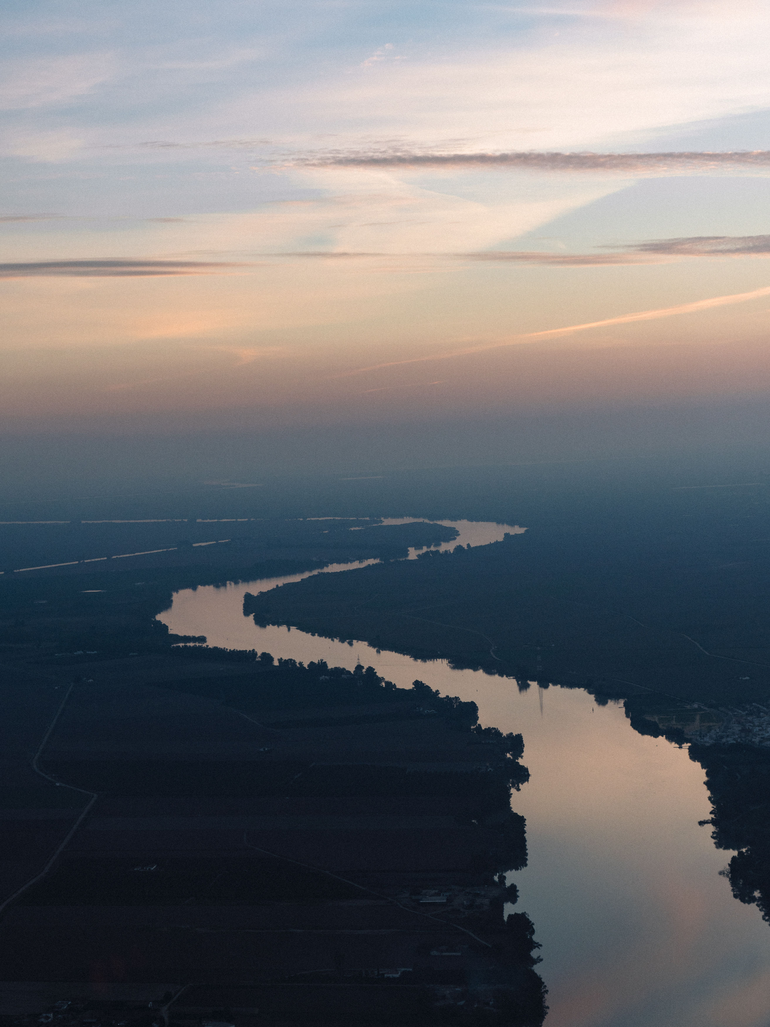 a river running through a city