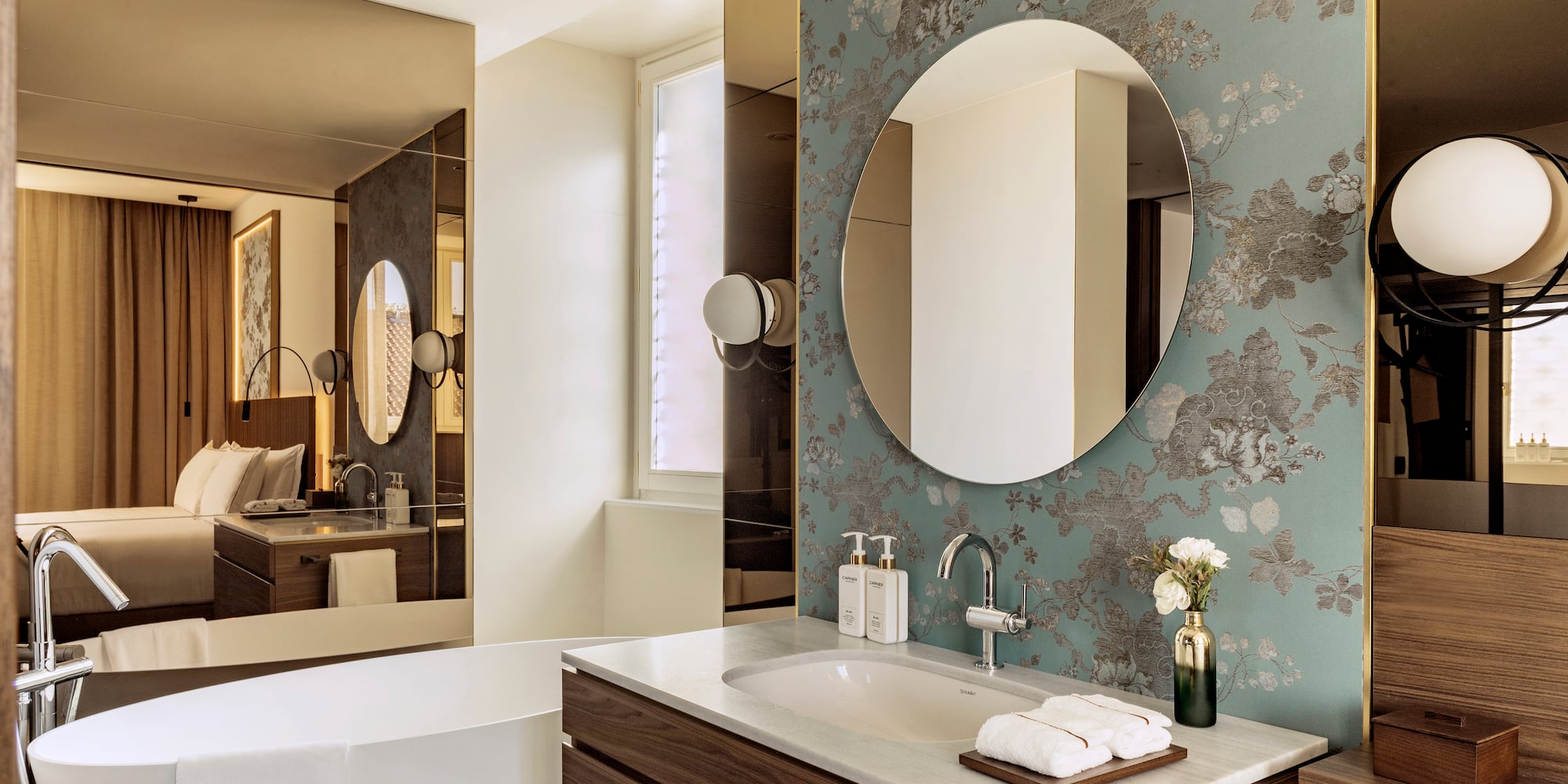 a bathroom with a sink and a tub