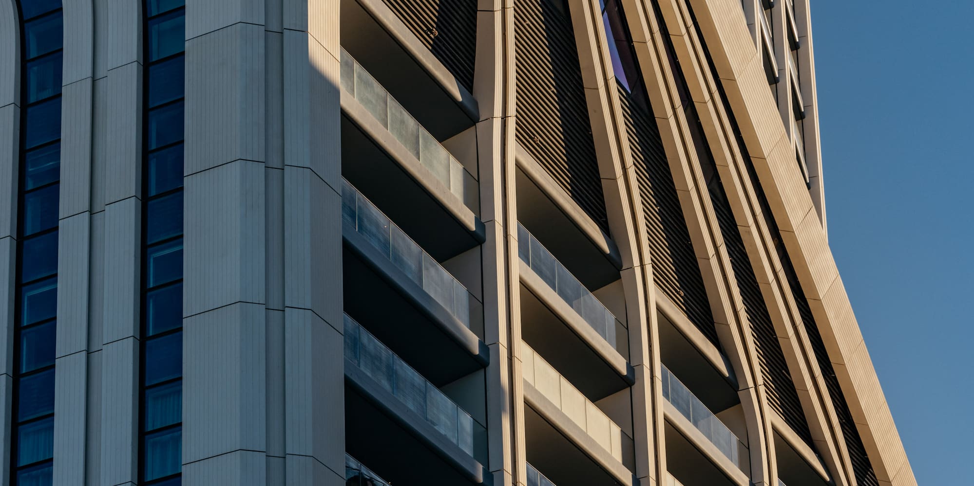 a tall building with many windows