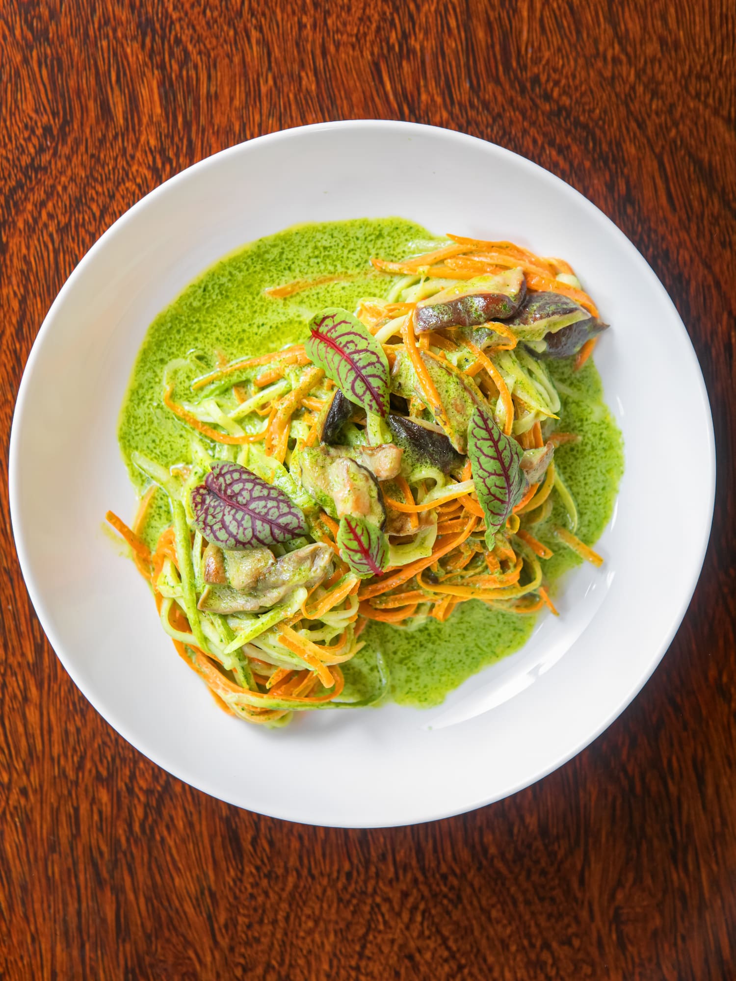 a bowl of food on a table