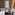 Modern bathroom wood ceiling bathtub dual sinks snowy mountain view