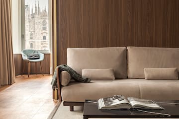 a couch in a room