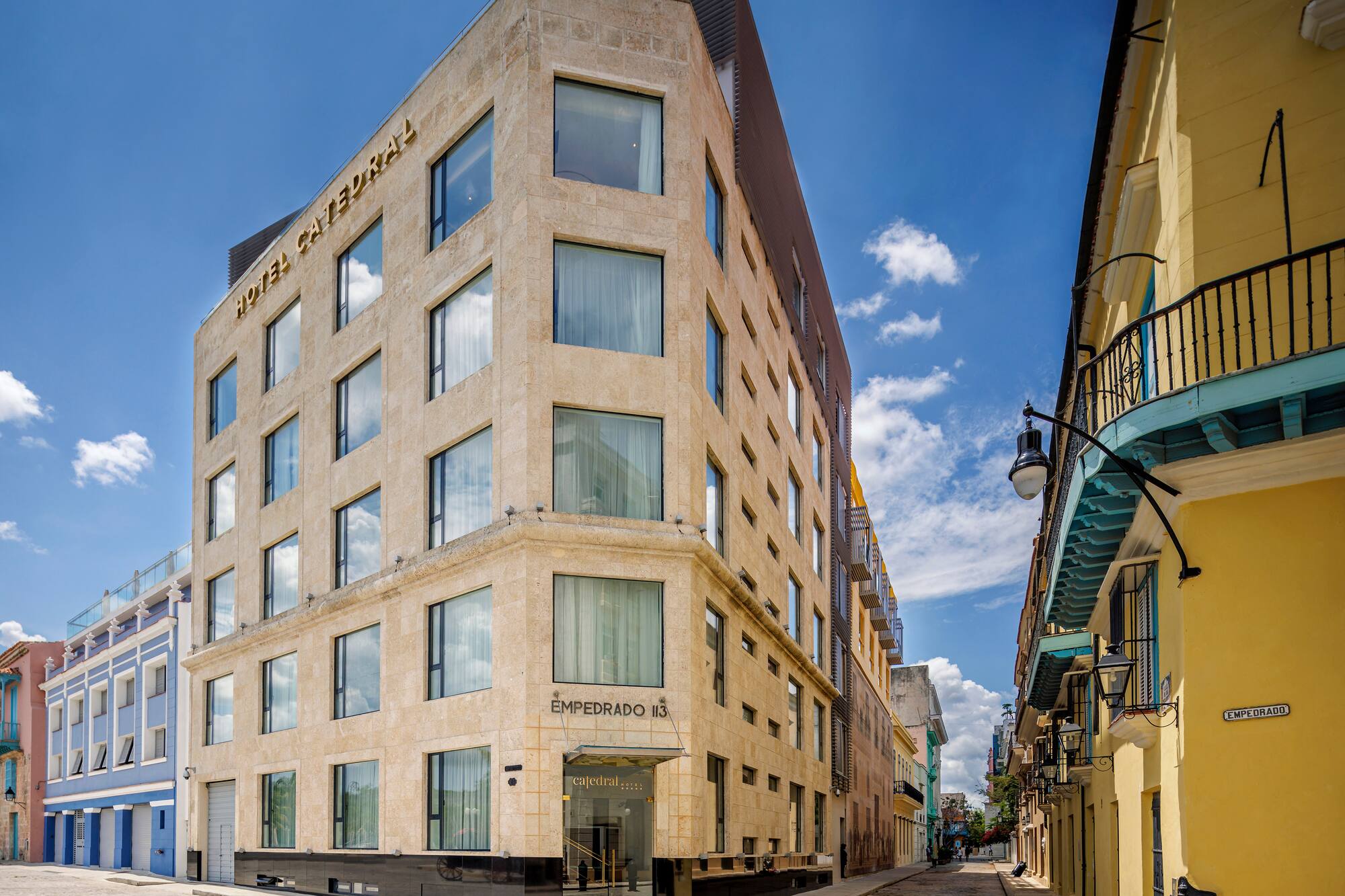 a building with windows and a balcony
