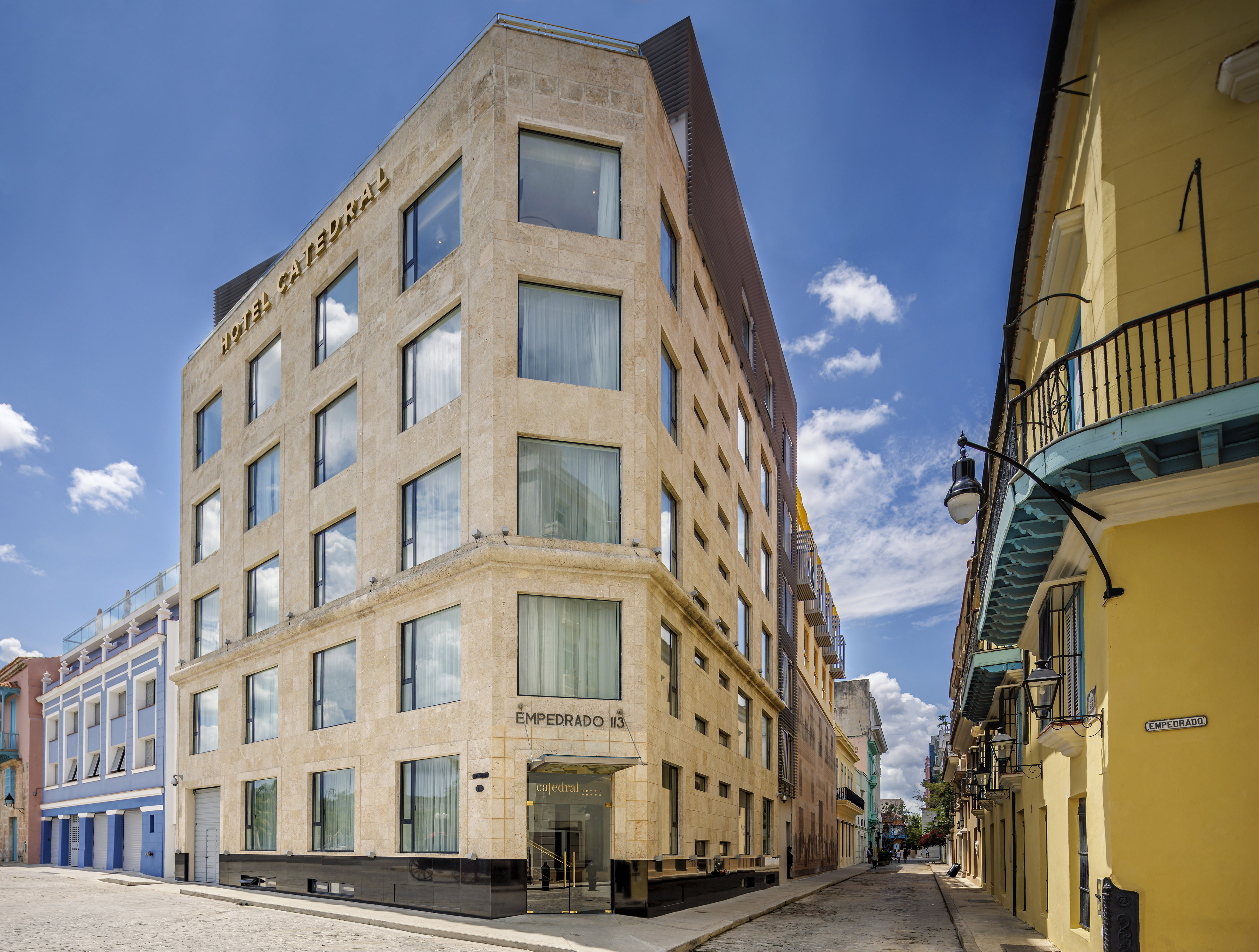 a building with windows and a balcony