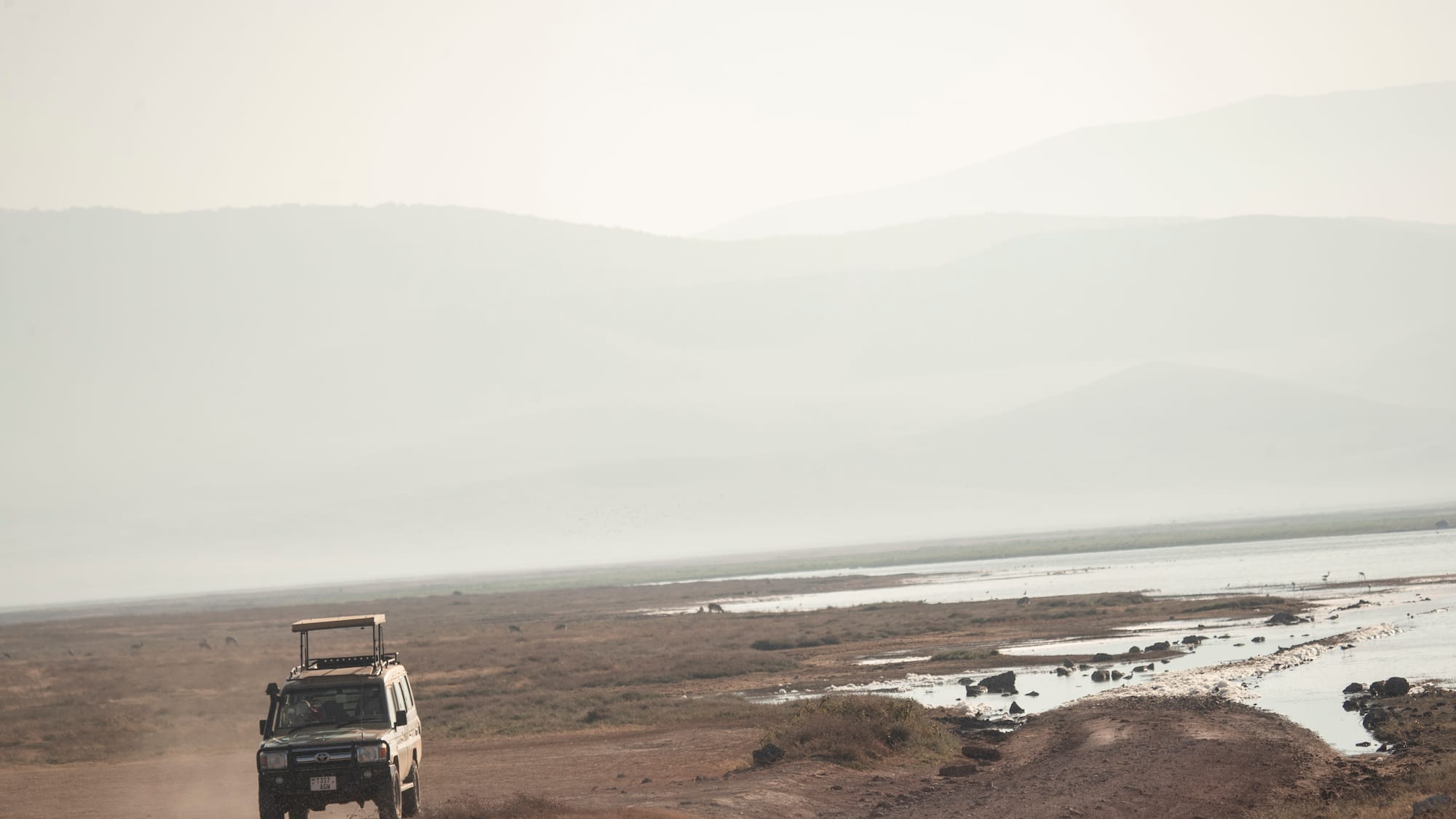 a car on a dirt road