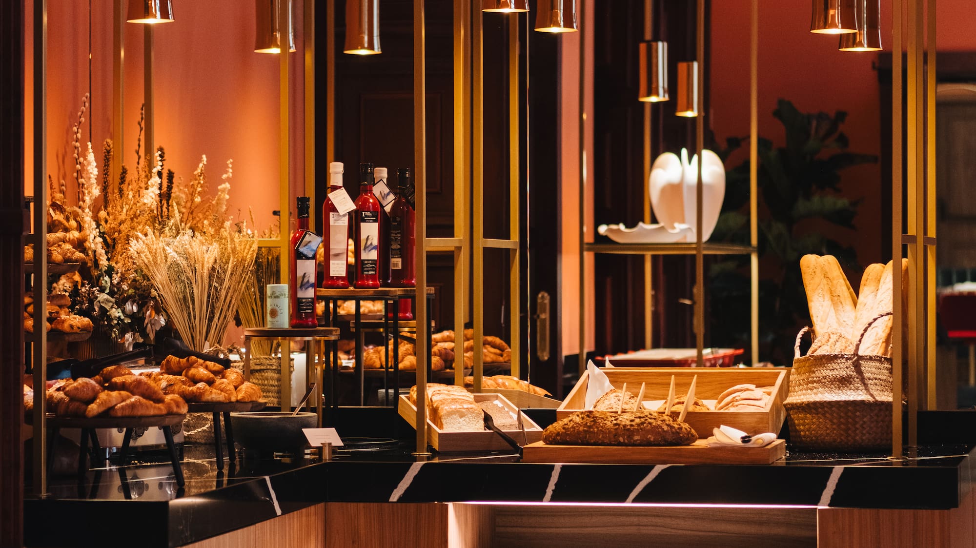 a food on the counter