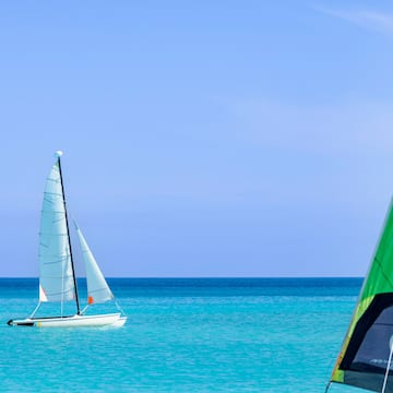 a sailboat in the water