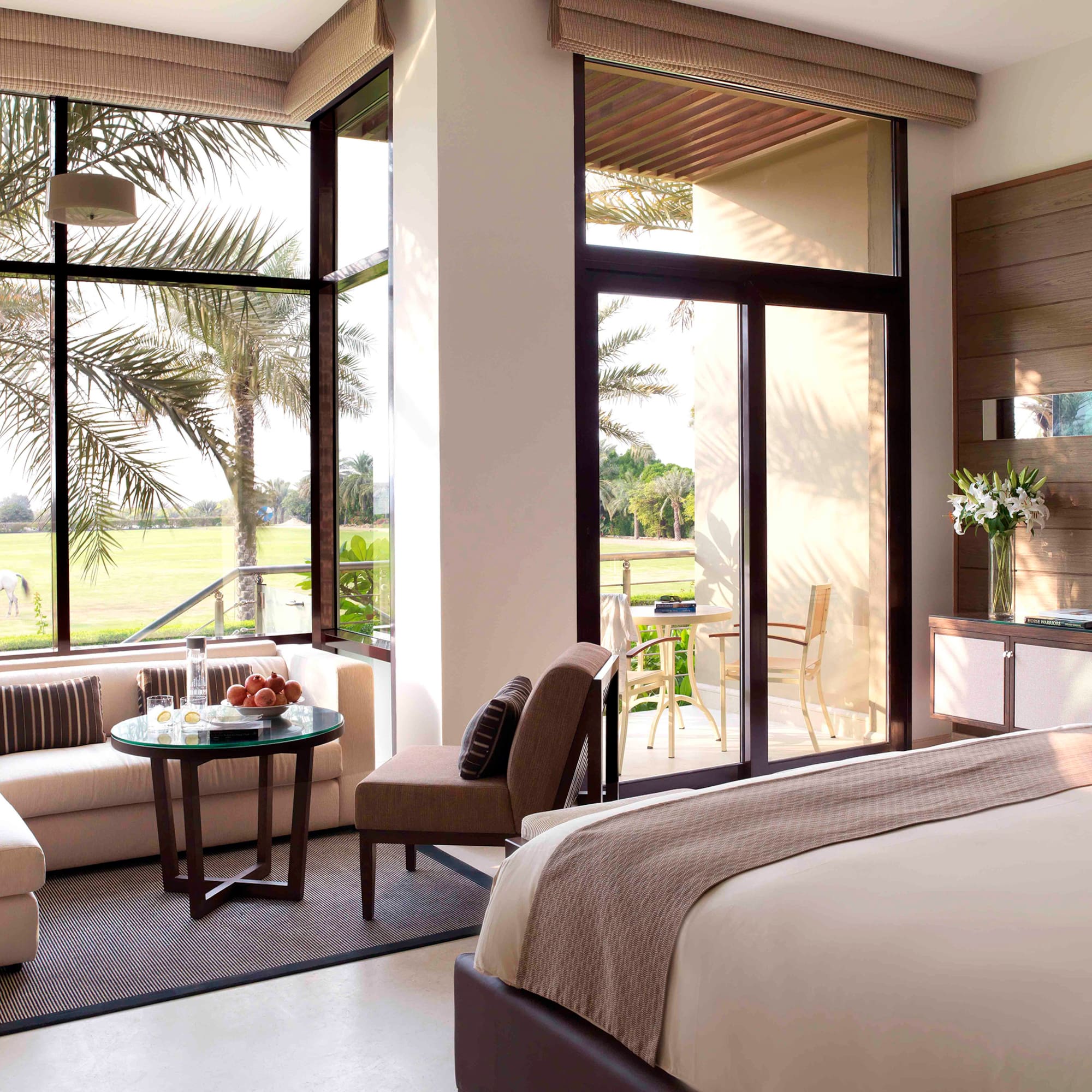 a room with a bed and a couch