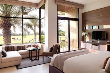 a room with a bed and a couch