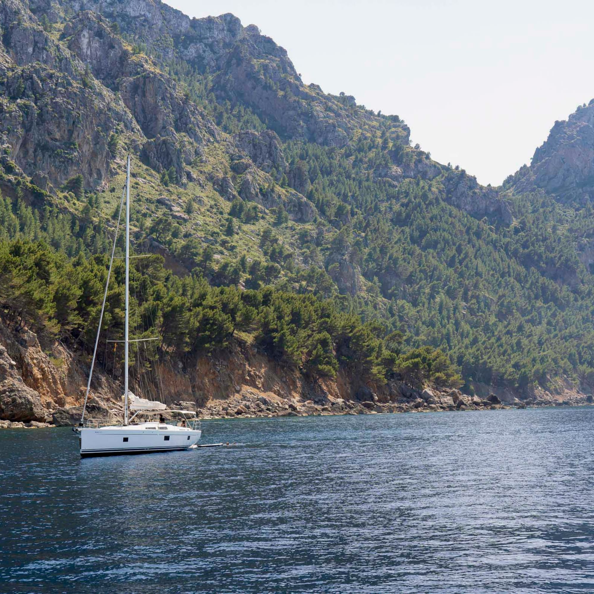 a sailboat in the water