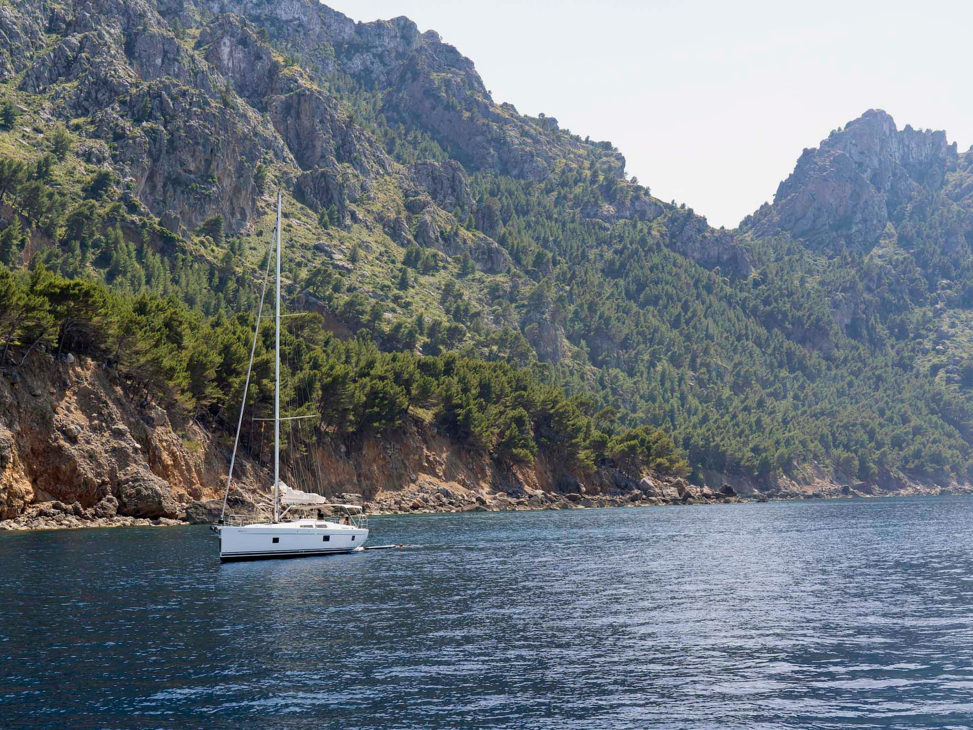 a sailboat in the water