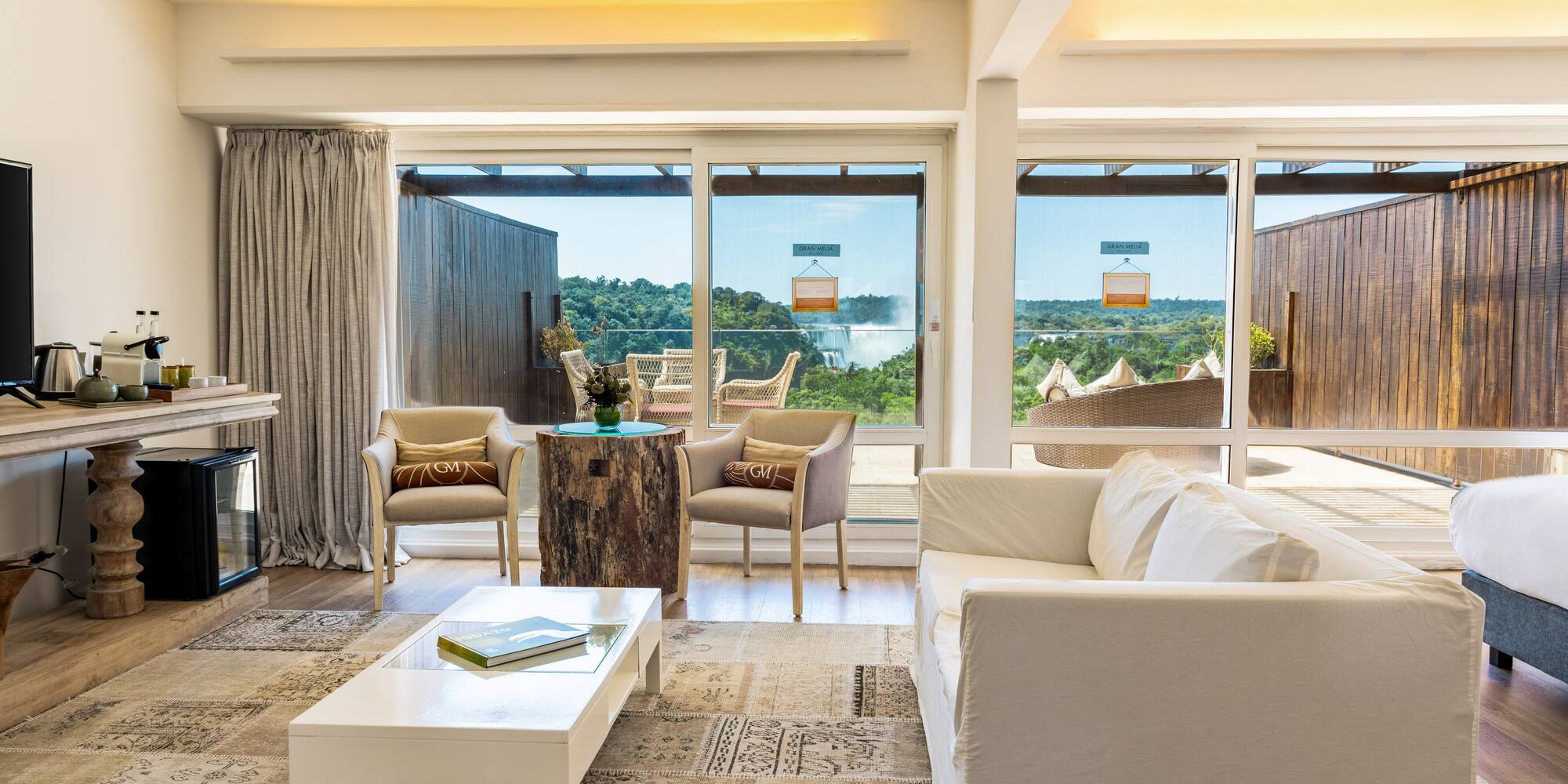 a living room with a couch and a coffee table