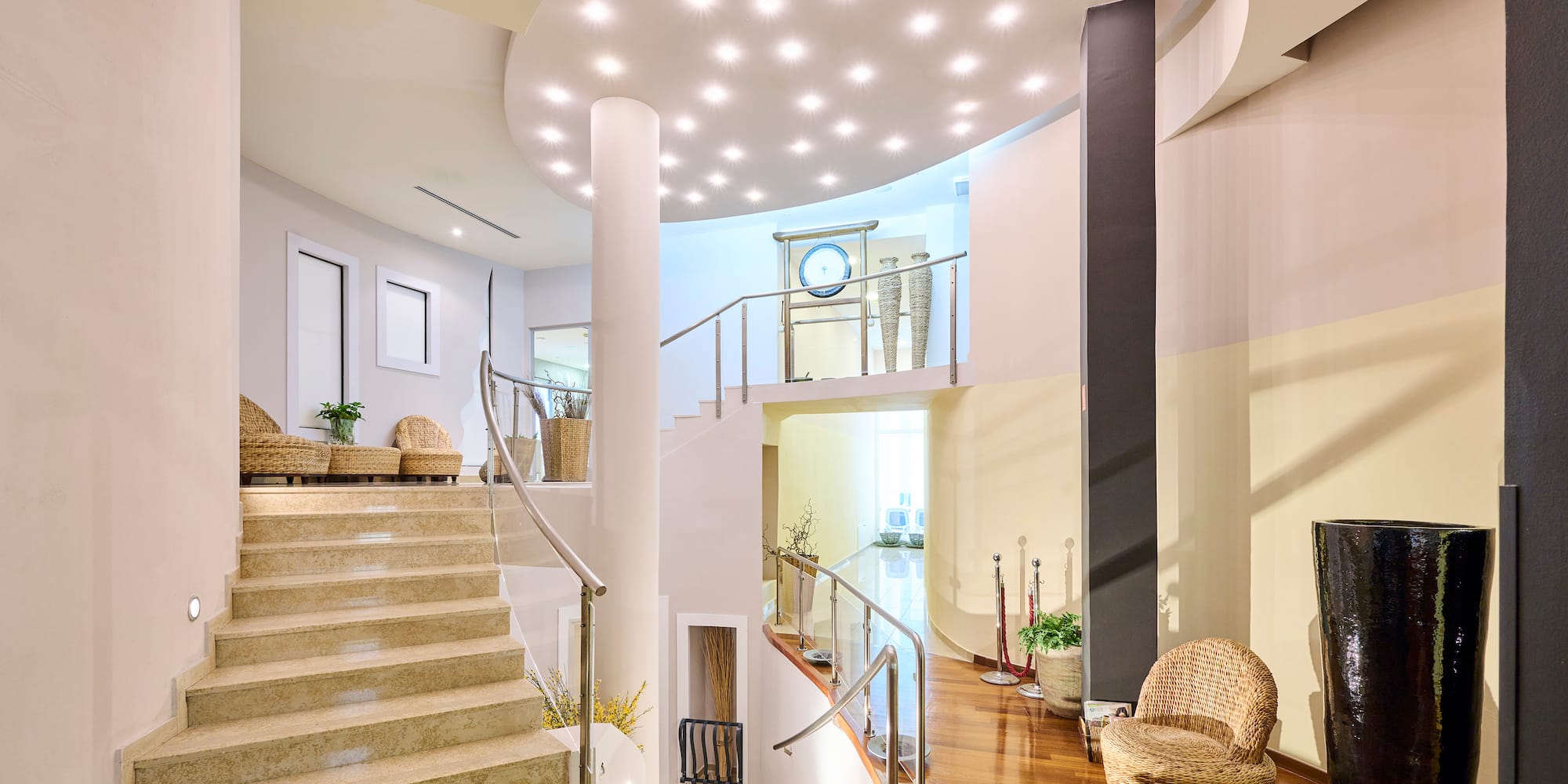 a staircase in a house