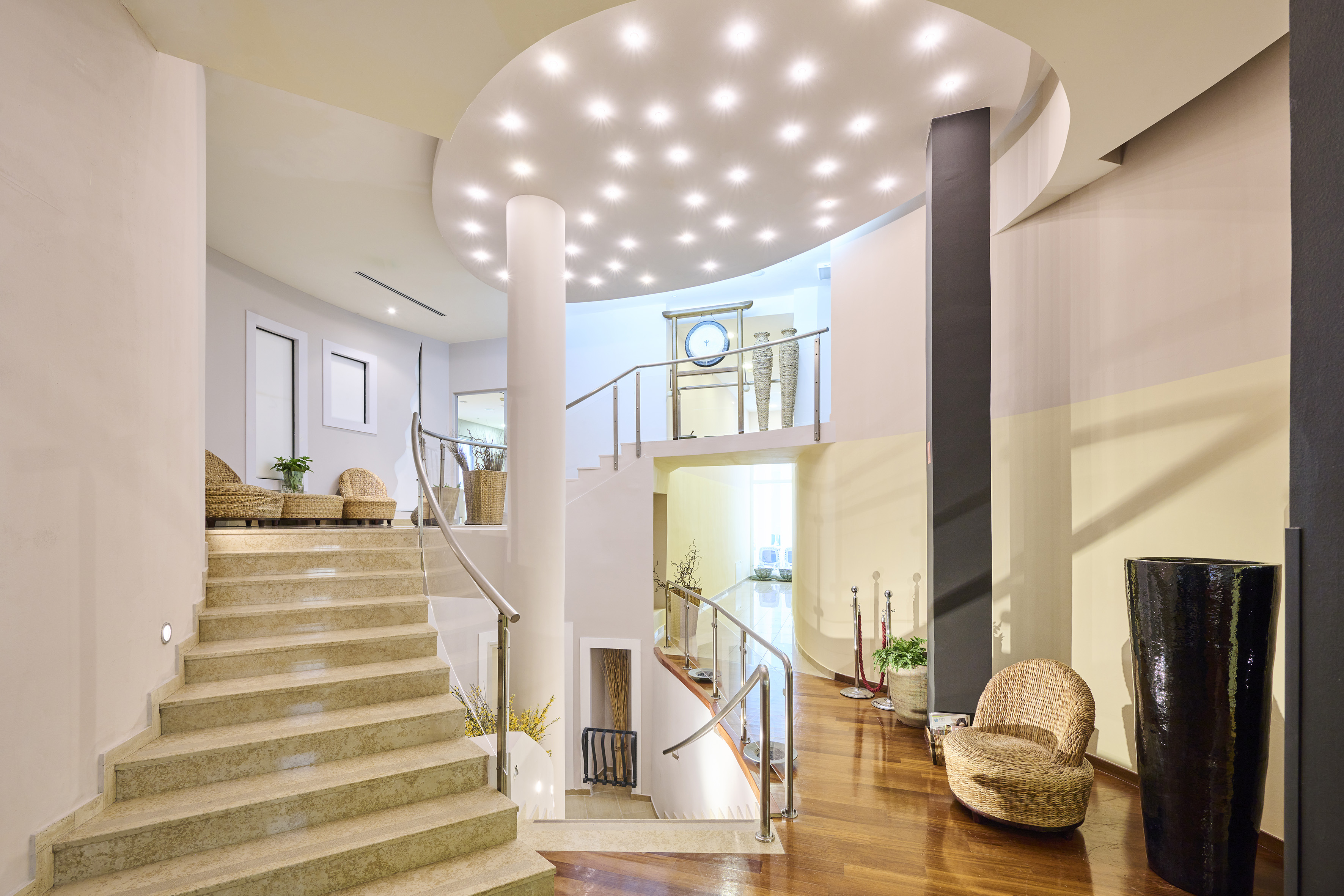 a staircase in a house