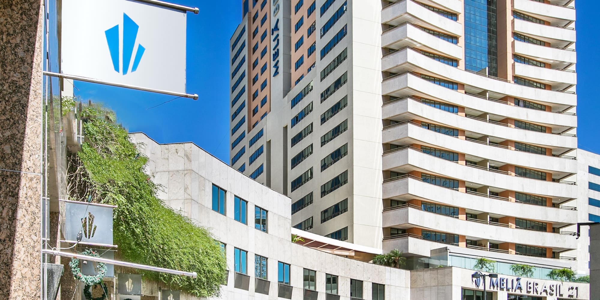 a building with cars parked in front of it