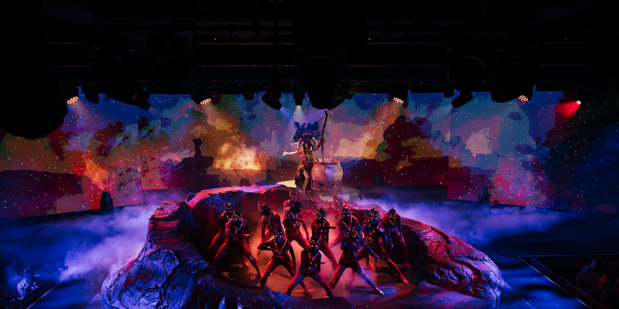 a group of people on a stage