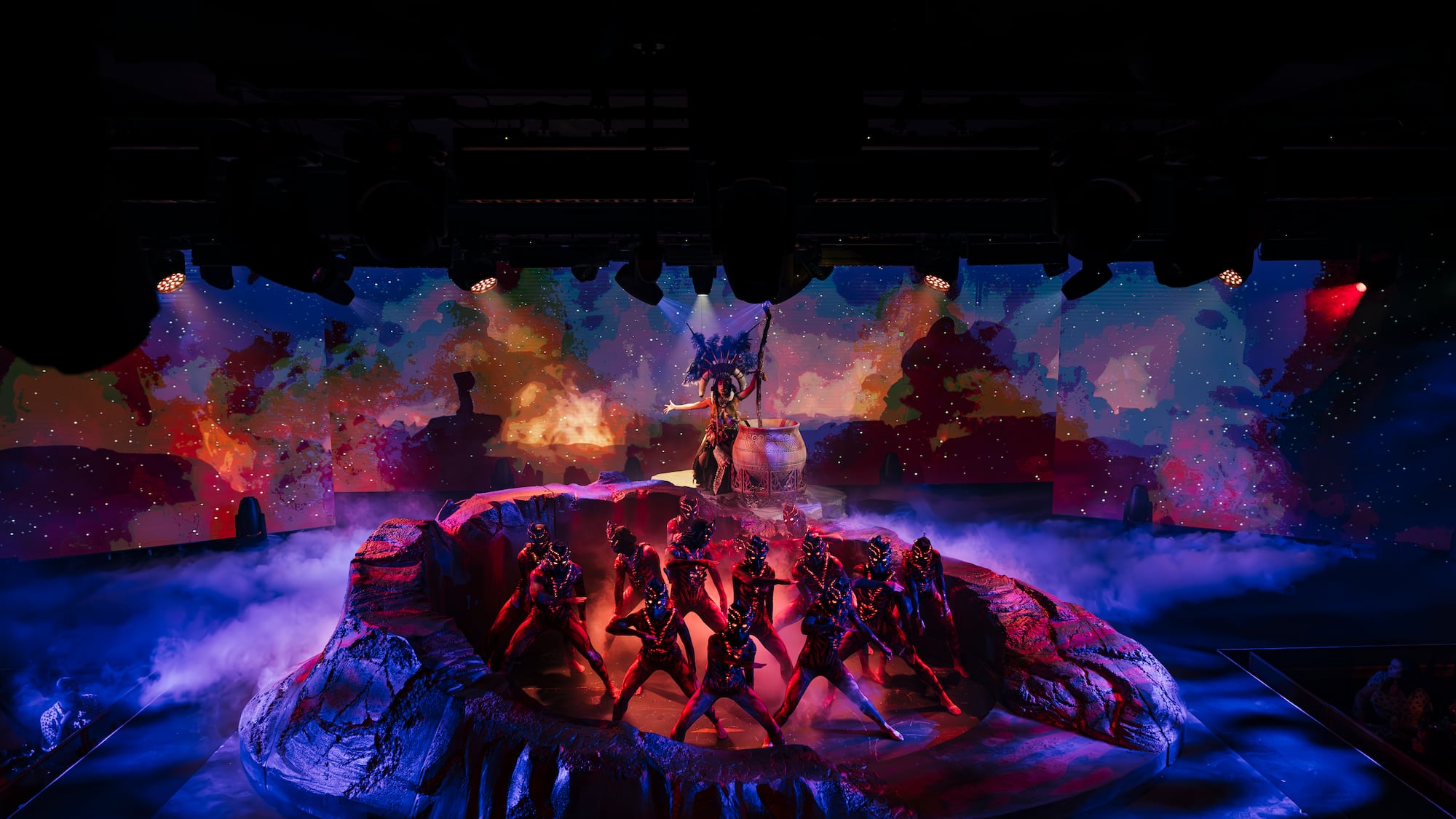 a group of people on a stage