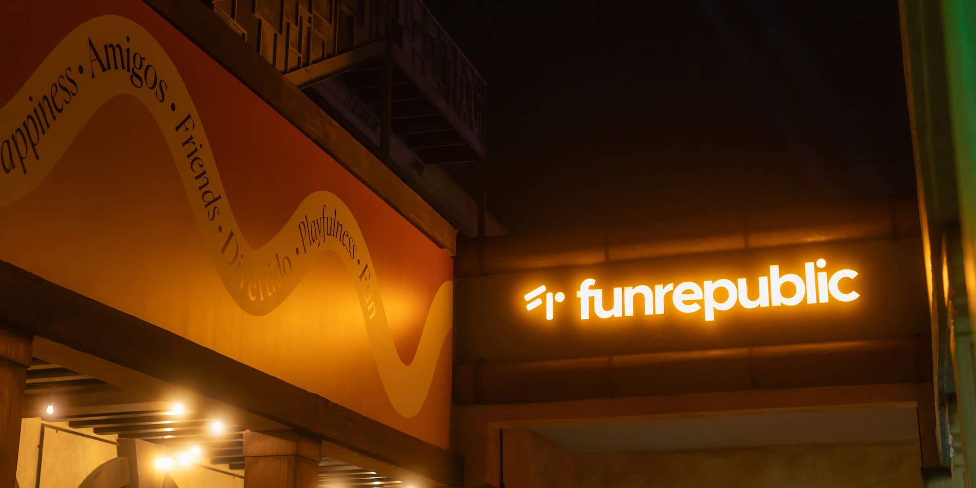 a sign on a building