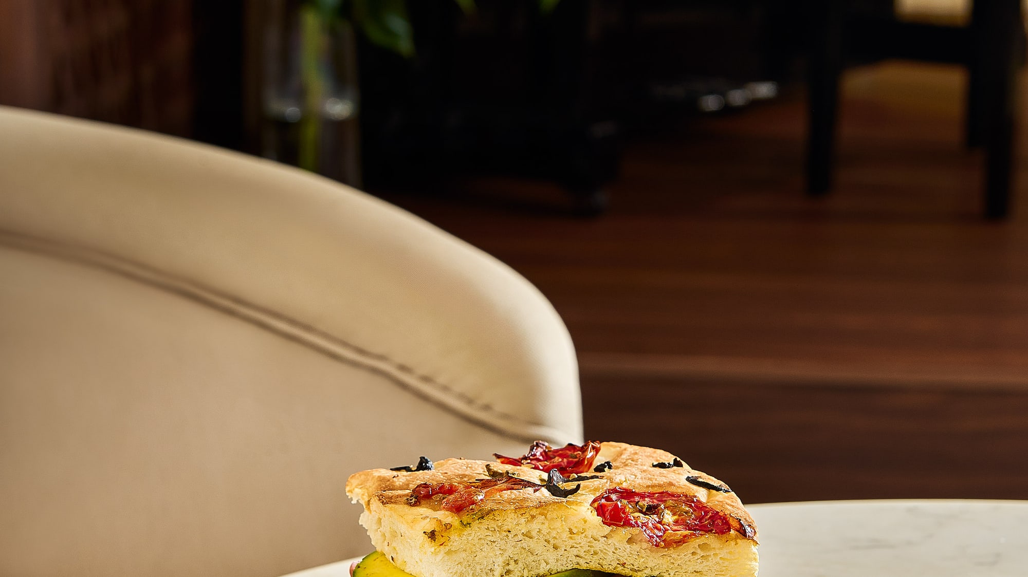 a sandwich on a plate