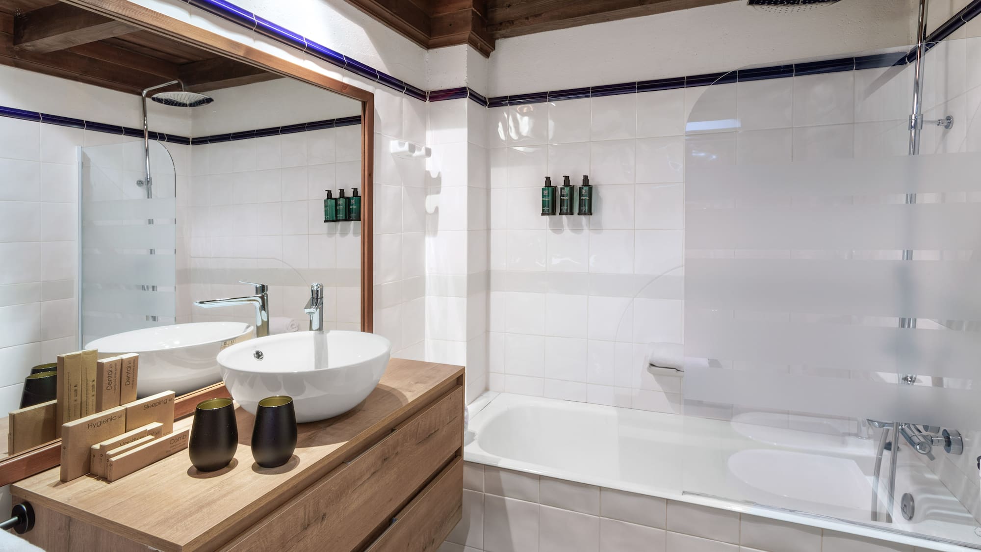 a bathroom with a sink and bathtub