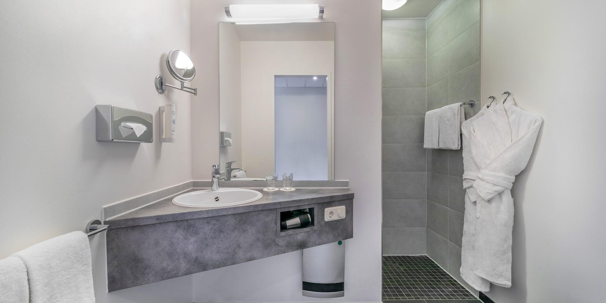 a bathroom with a sink and a toilet