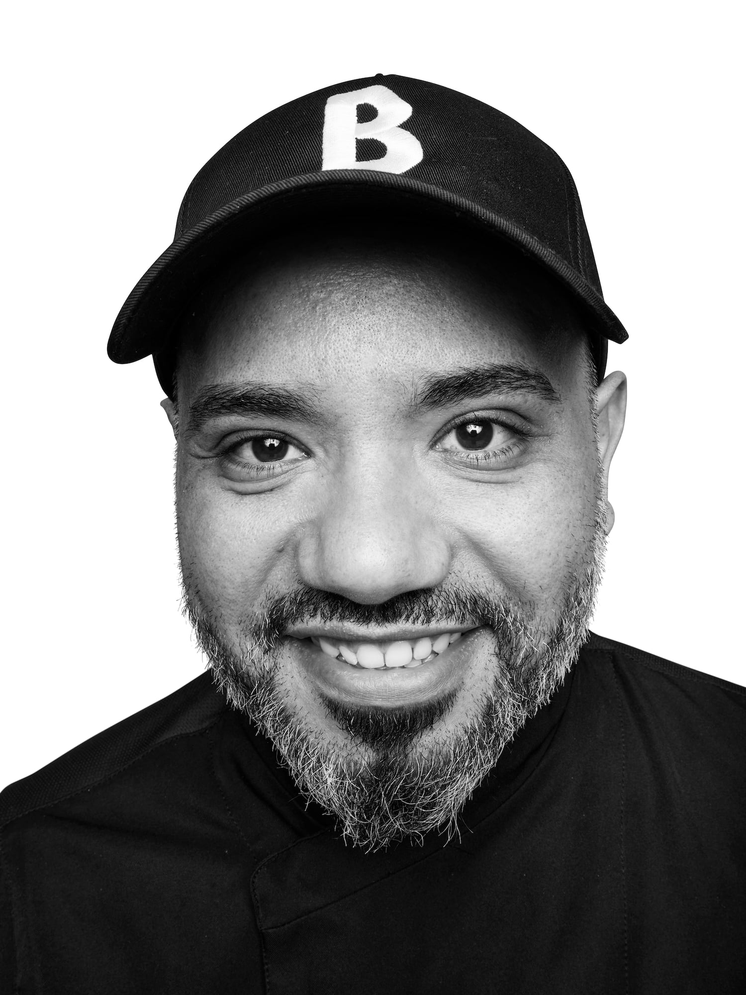 a man wearing a baseball cap