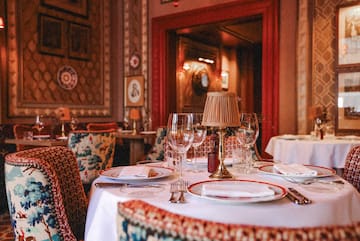 a table set for a dinner party