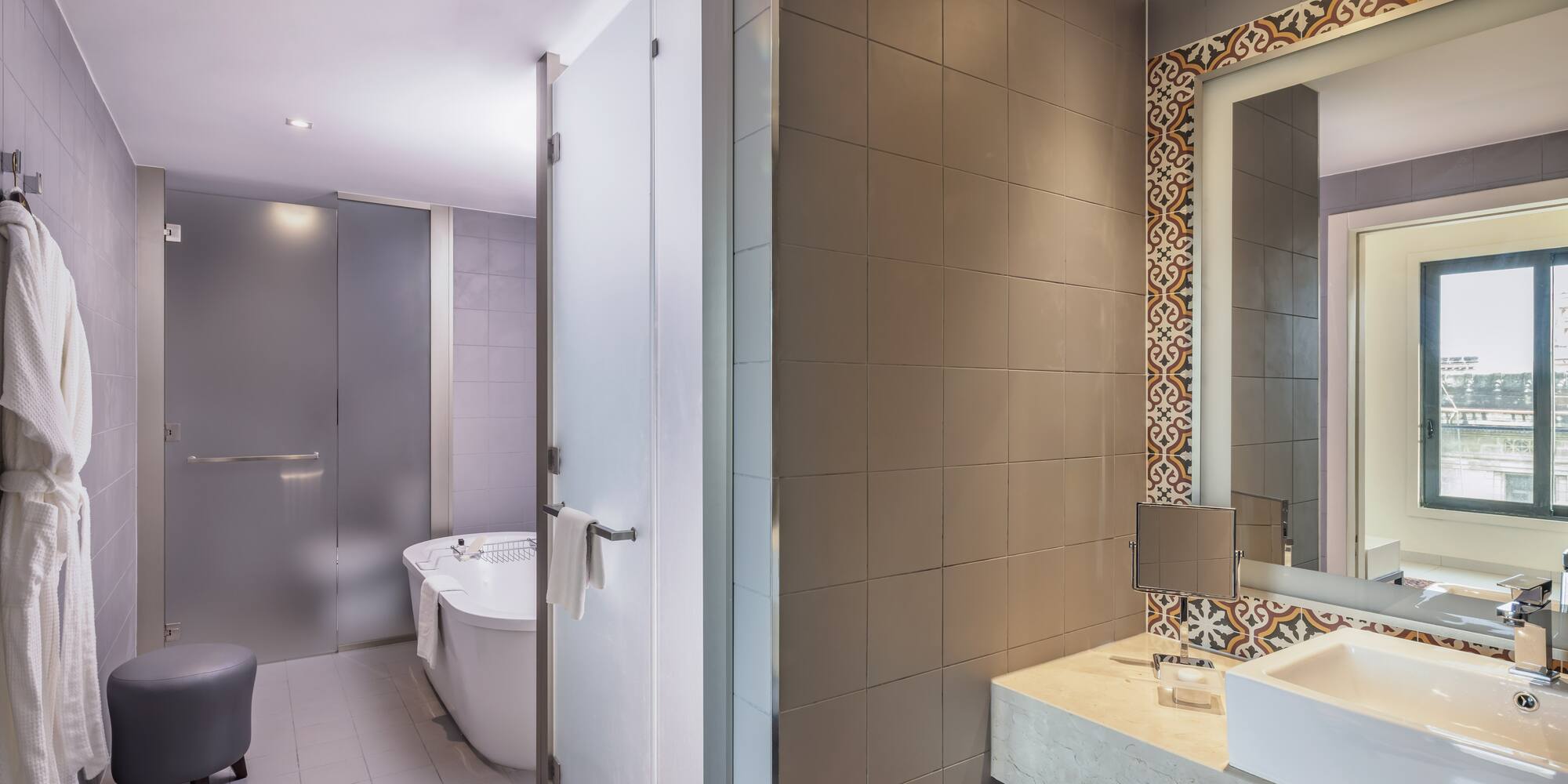 a bathroom with a sink and a bathtub