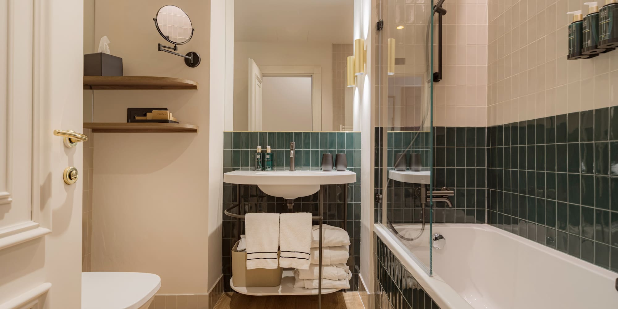 a bathroom with a sink and bathtub