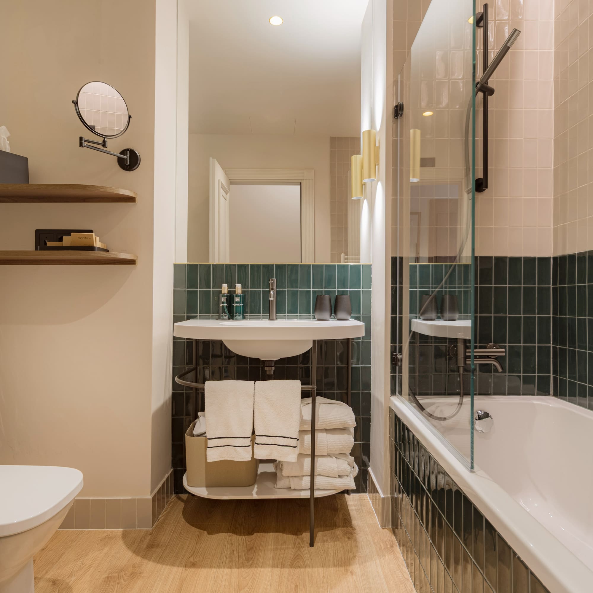 a bathroom with a sink and bathtub