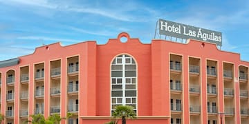 a building with a sign on the top