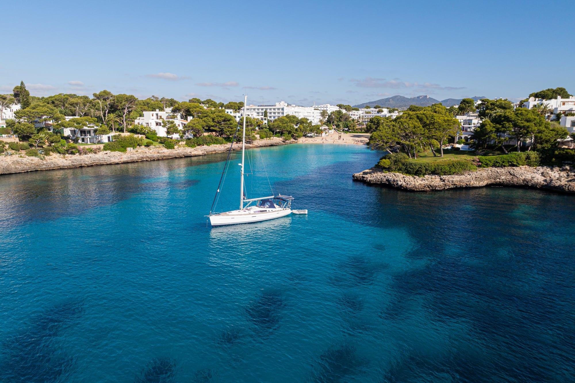 a sailboat in the water