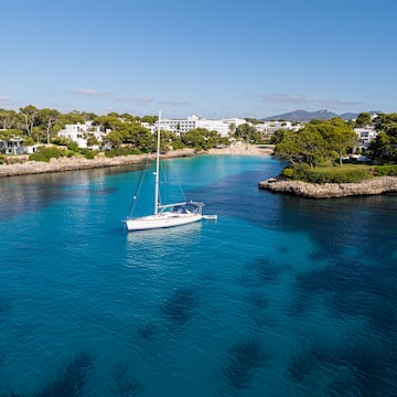 a sailboat in the water