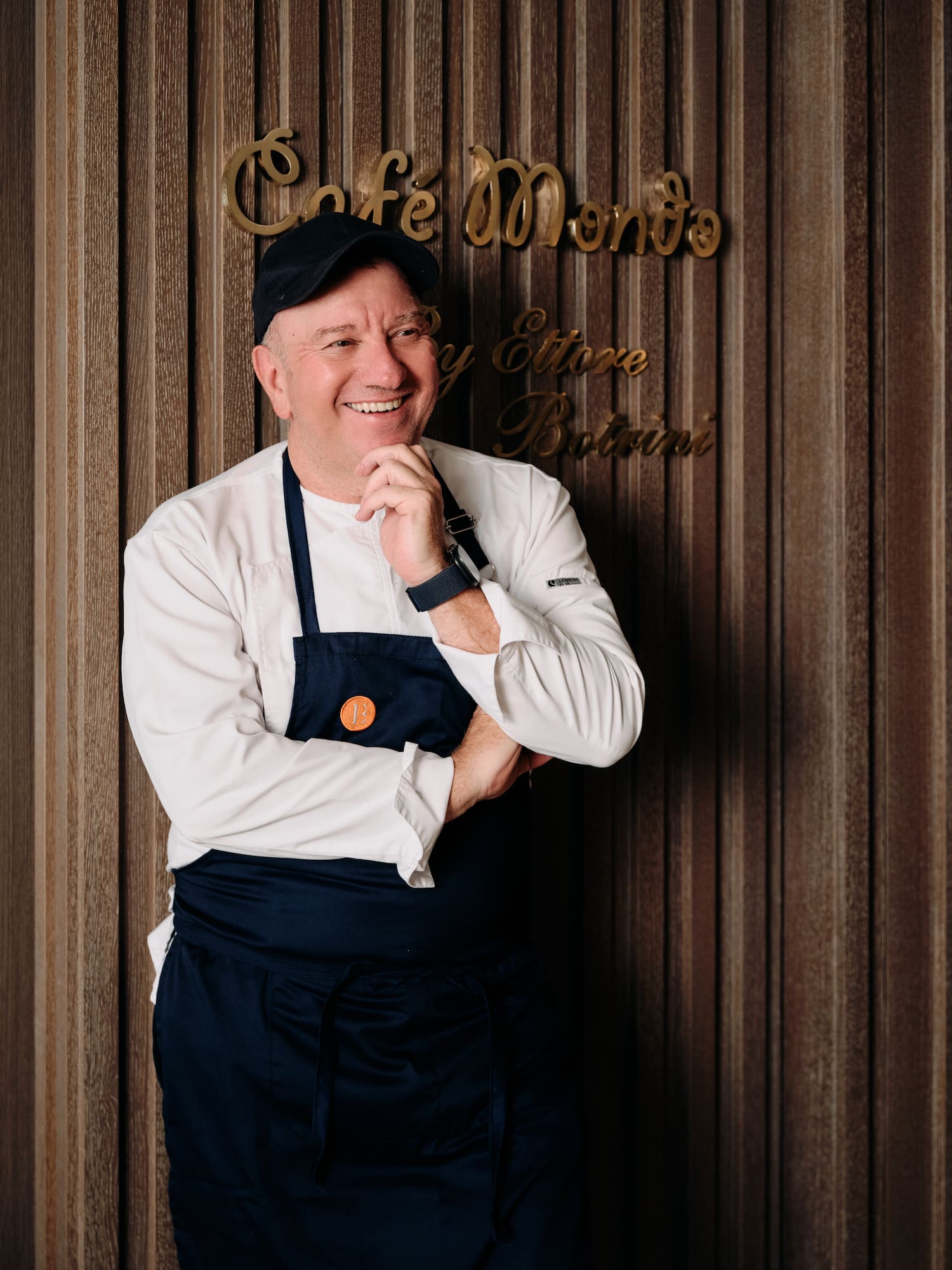 a man in a chef's uniform