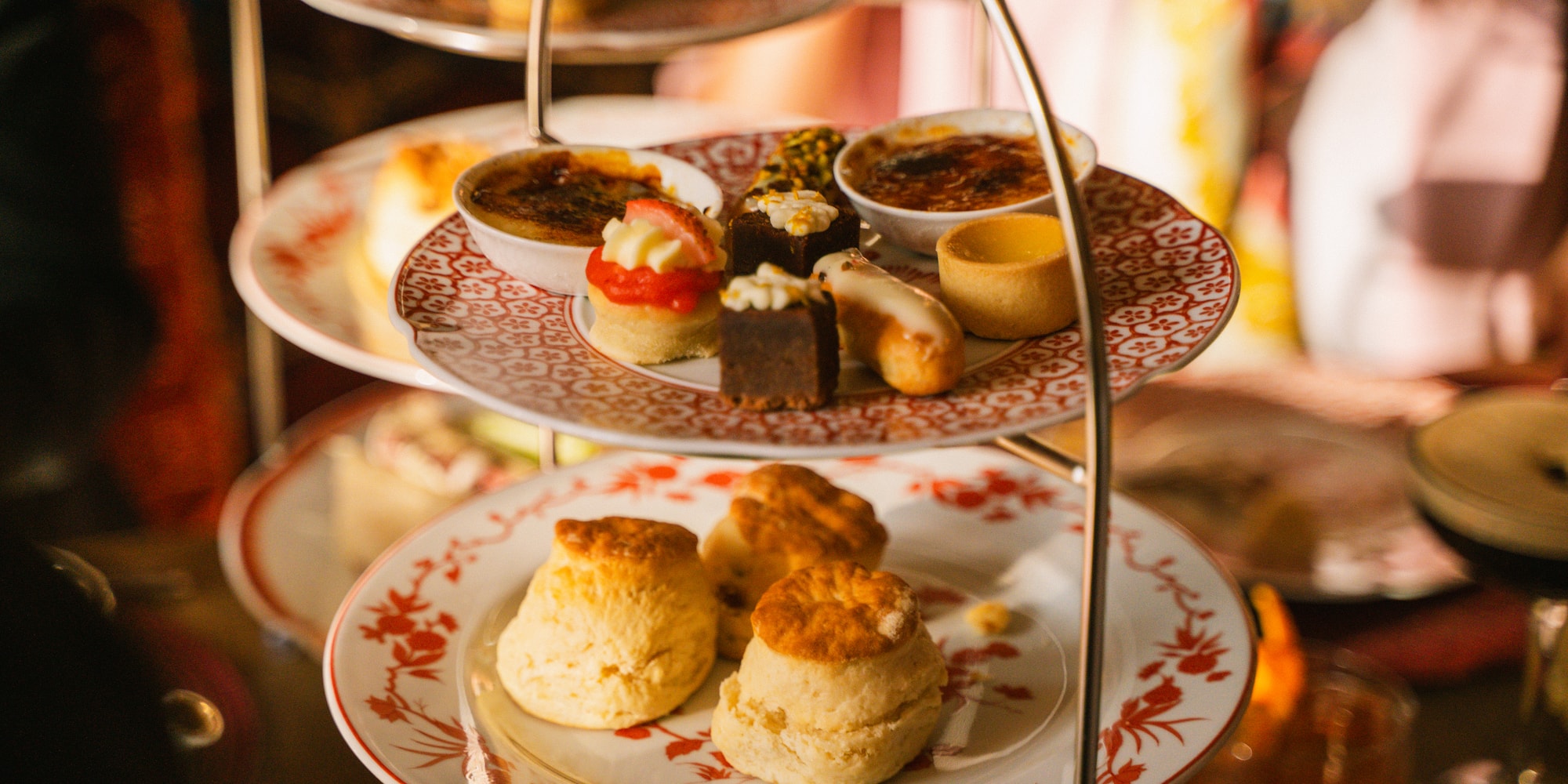 a tray of food on a table